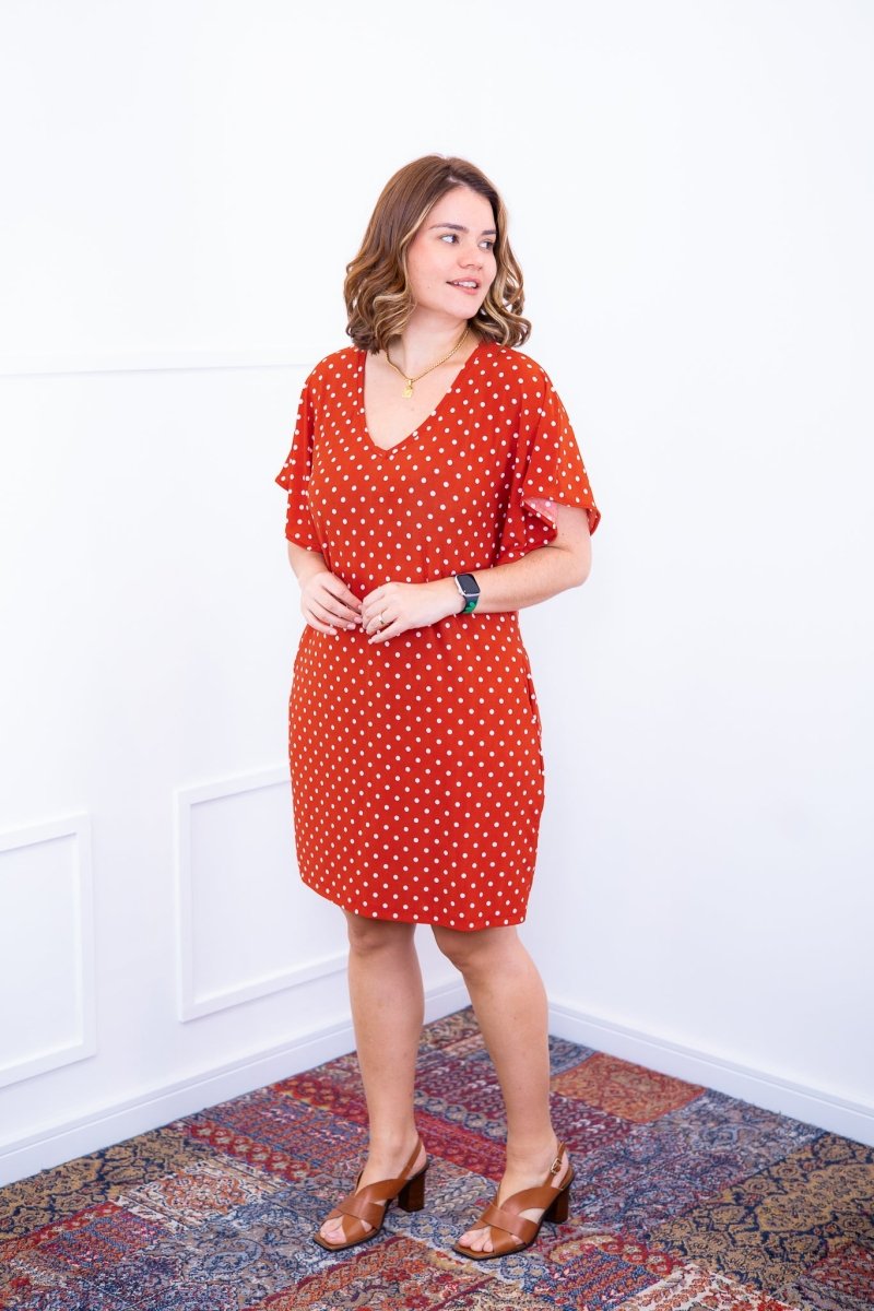 Vestido Helena - Malha Confort Manga Morcego - Bazar Online