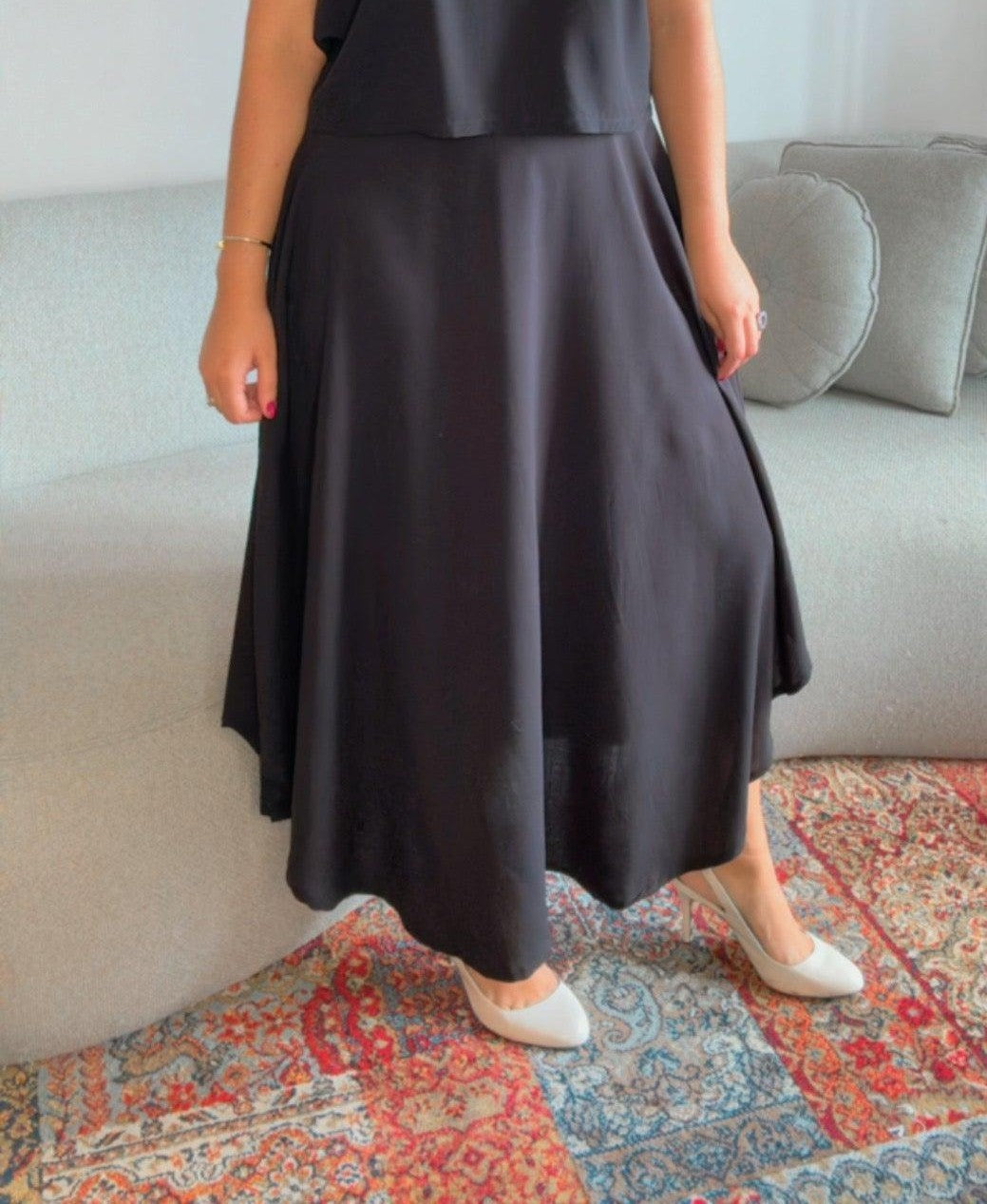 Saia Manu - Longa em Viscolinho - Bazar Online