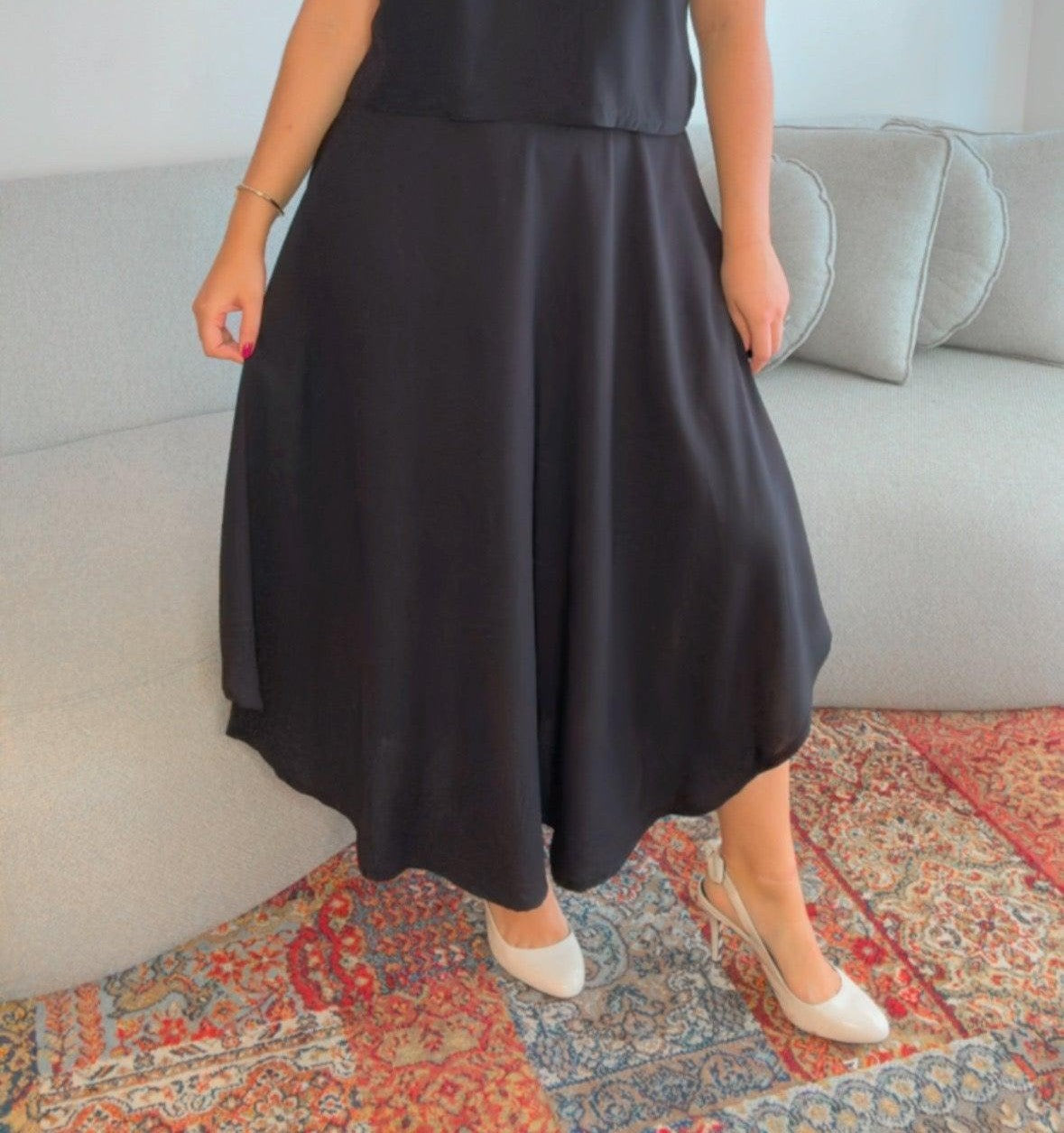 Saia Manu - Longa em Viscolinho - Bazar Online