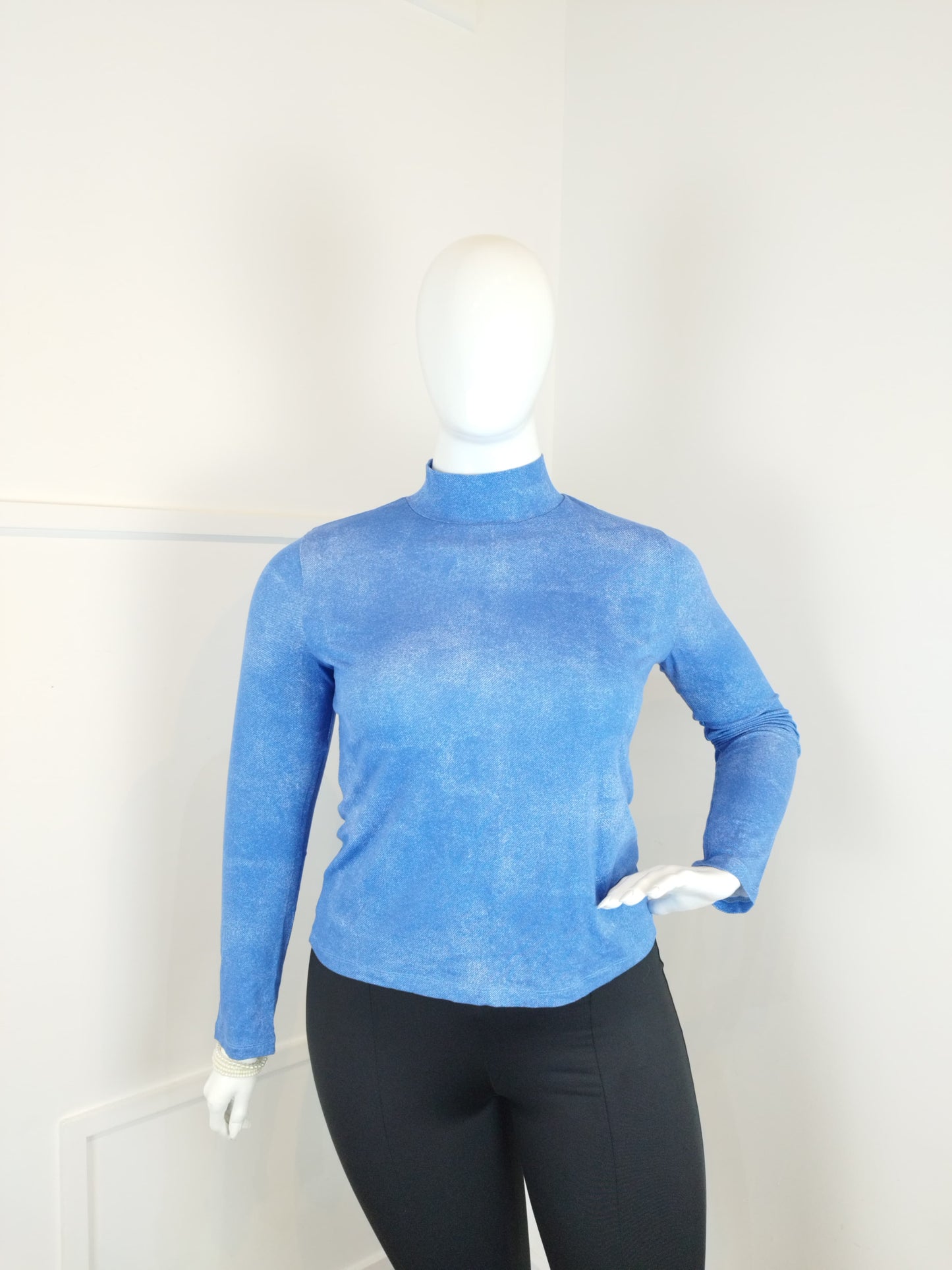 Blusa Donna - Manga longa com Golinha - Bazar Online