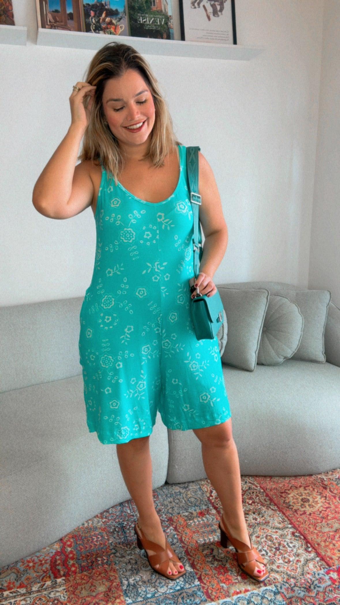 Macaquinho Kate - Midi Alça Larga - Bazar Online