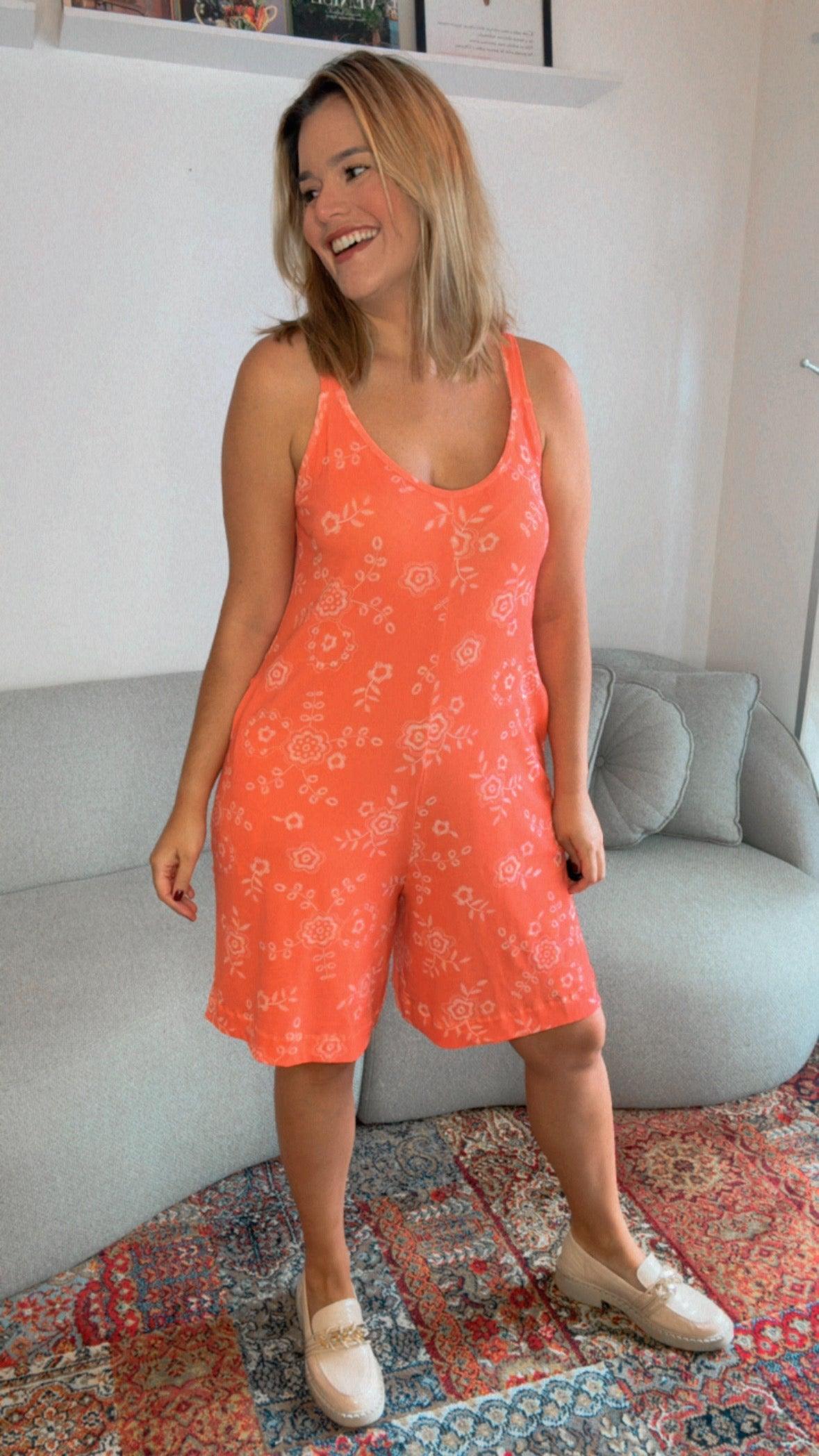 Macaquinho Kate - Midi Alça Larga - Bazar Online