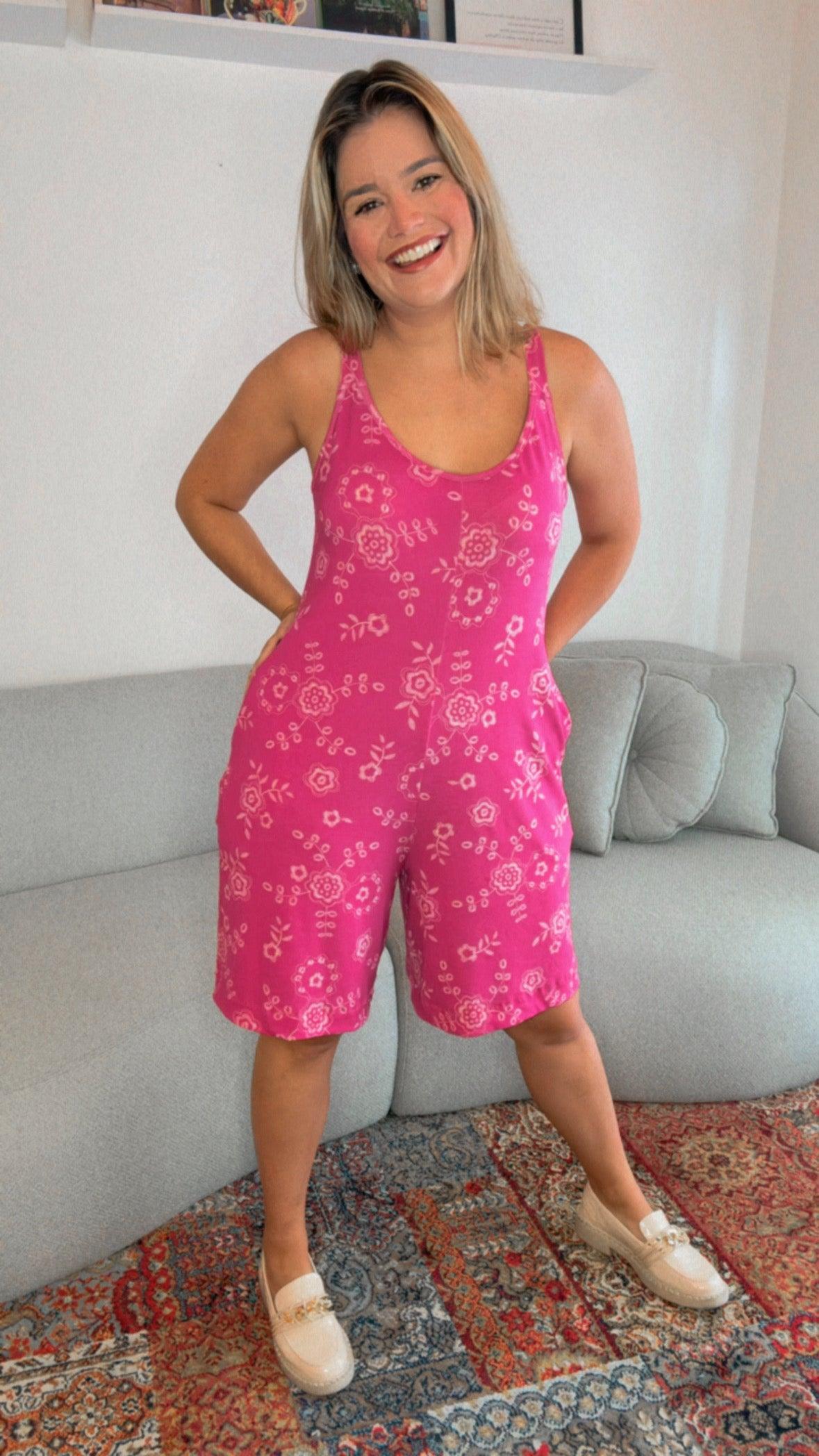 Macaquinho Kate - Midi Alça Larga - Bazar Online