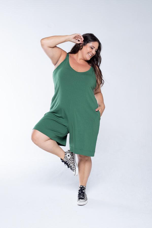 Macaquinho Kate - Midi Alça Larga - Bazar Online