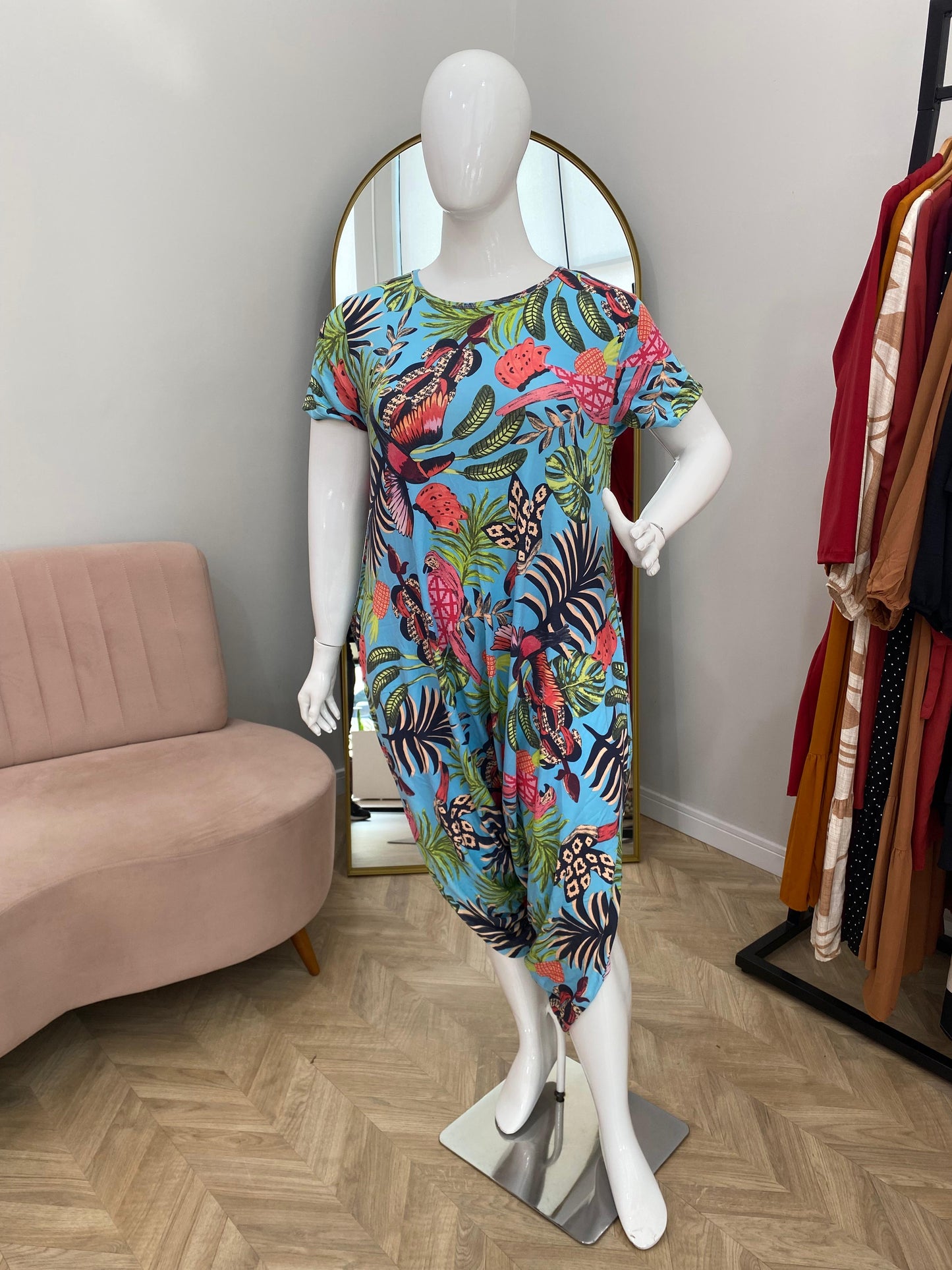 Macacão Fênix - Saruel com Bolsos em Viscolycra - Bazar Online