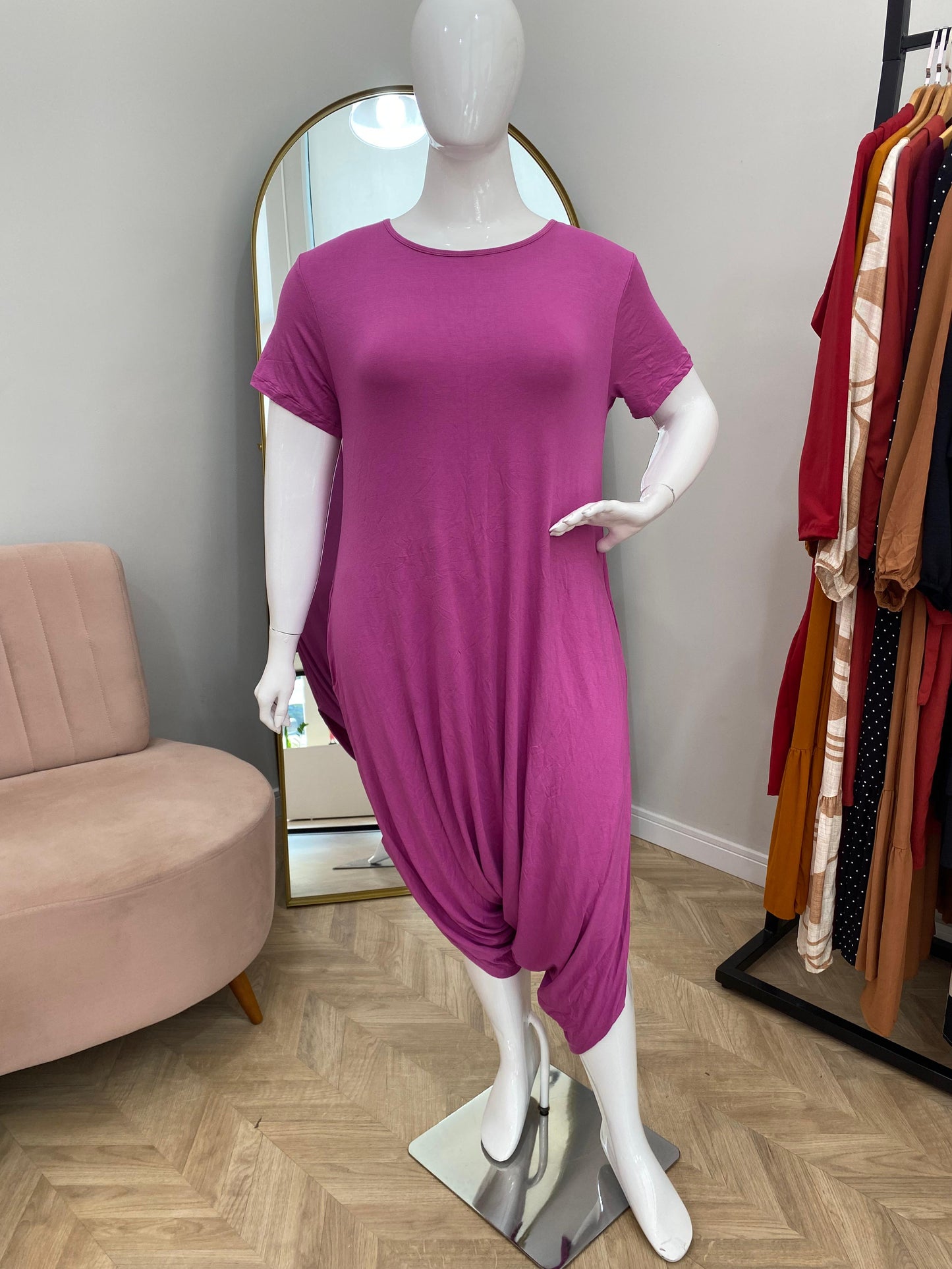 Macacão Fênix - Saruel com Bolsos em Viscolycra - Bazar Online