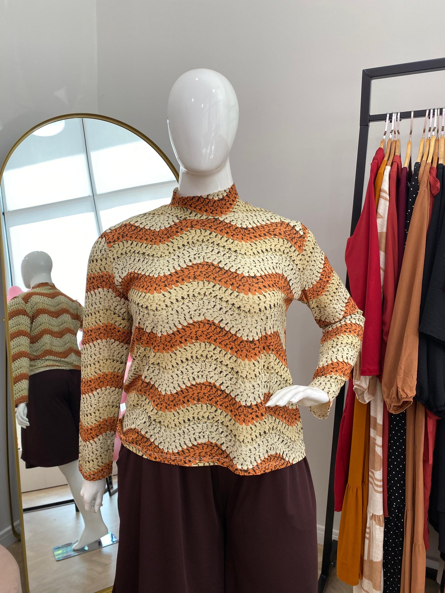 Blusa Donna - Manga longa com Golinha - Bazar Online