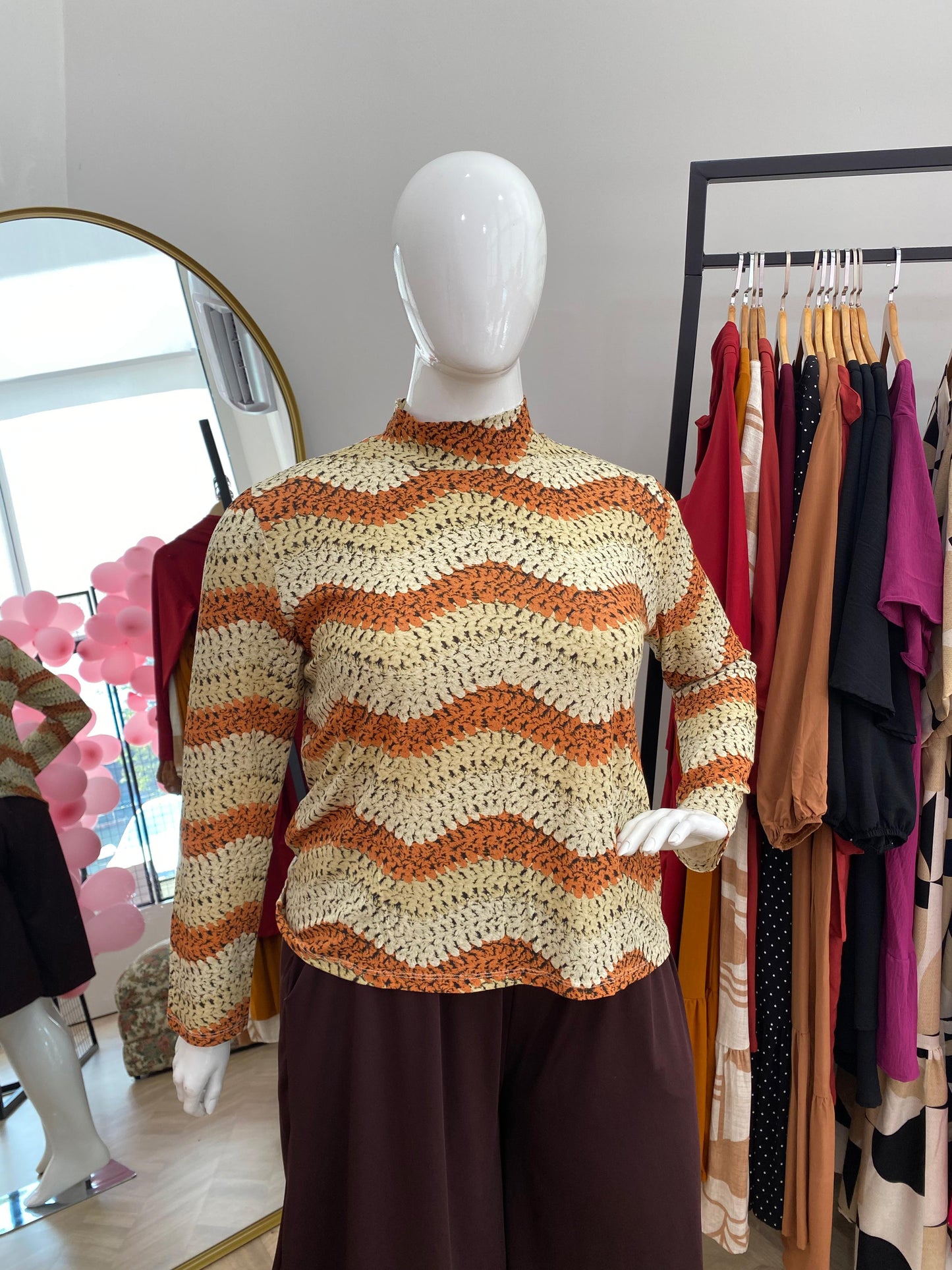 Blusa Donna - Manga longa com Golinha - Bazar Online