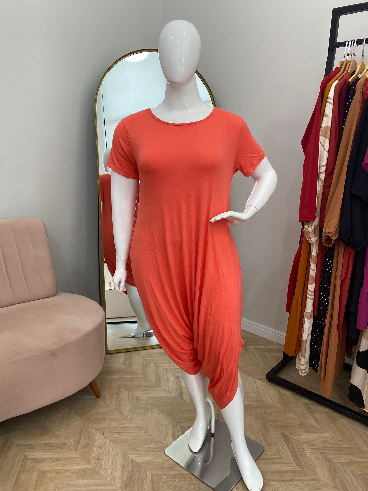 Macacão Fênix - Saruel com Bolsos em Viscolycra - Bazar Online