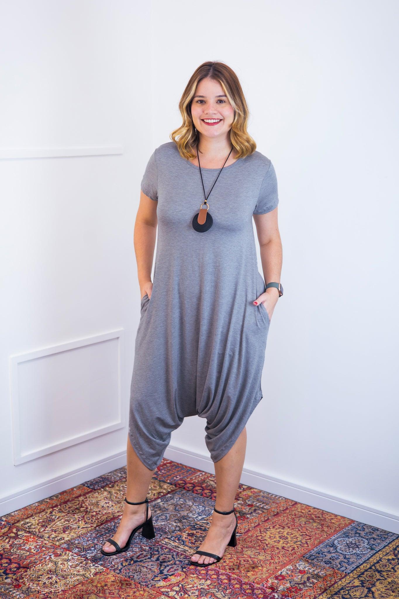 Macacão Fênix - Saruel com Bolsos em Viscolycra - Bazar Online