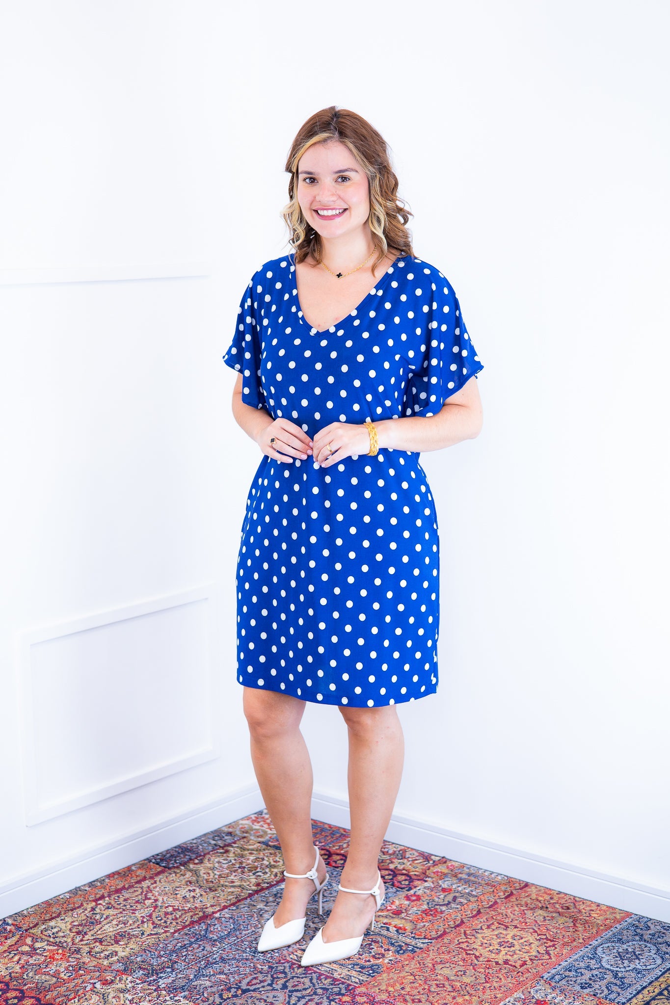 Vestido Helena - Malha Confort Manga Morcego - Bazar Online