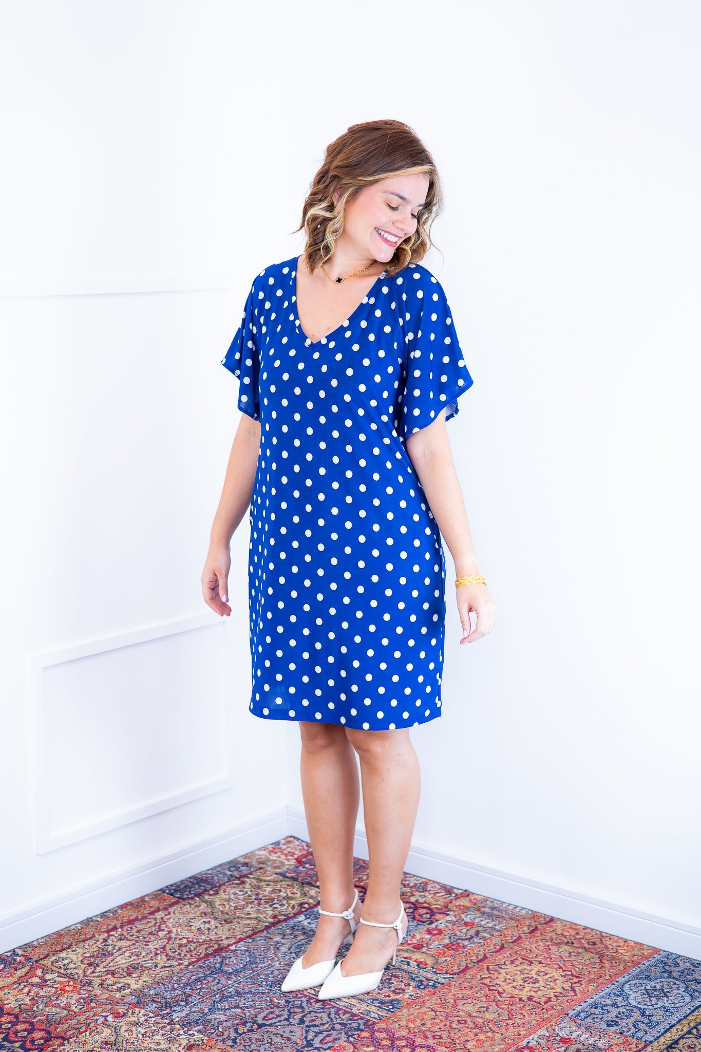 Vestido Helena - Malha Confort Manga Morcego - Bazar Online