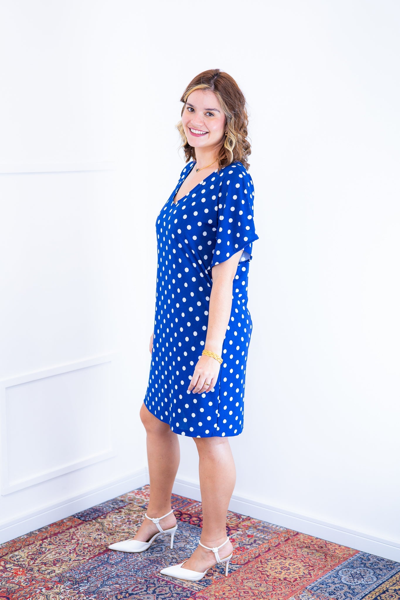 Vestido Helena - Malha Confort Manga Morcego - Bazar Online