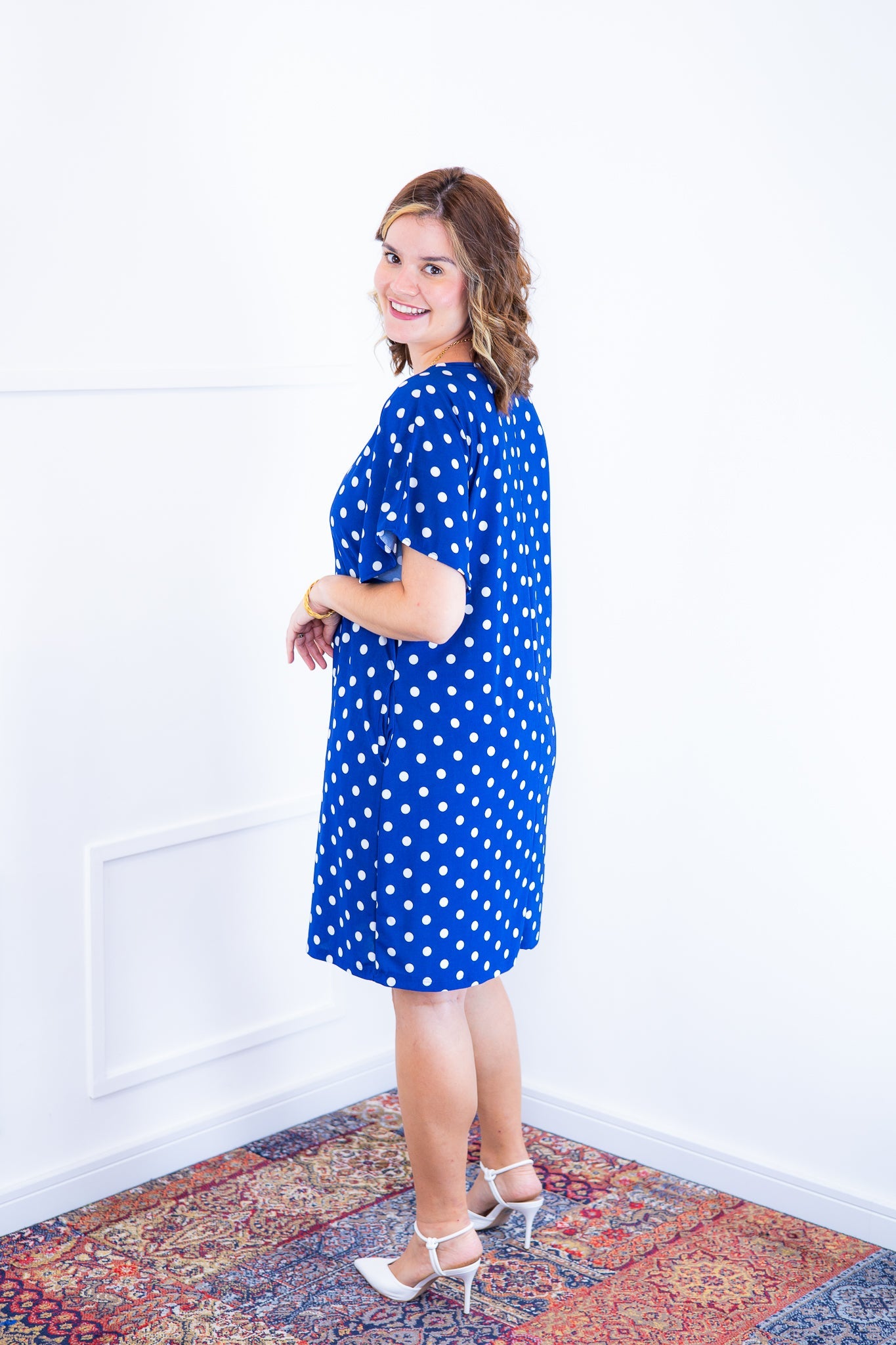 Vestido Helena - Malha Confort Manga Morcego - Bazar Online