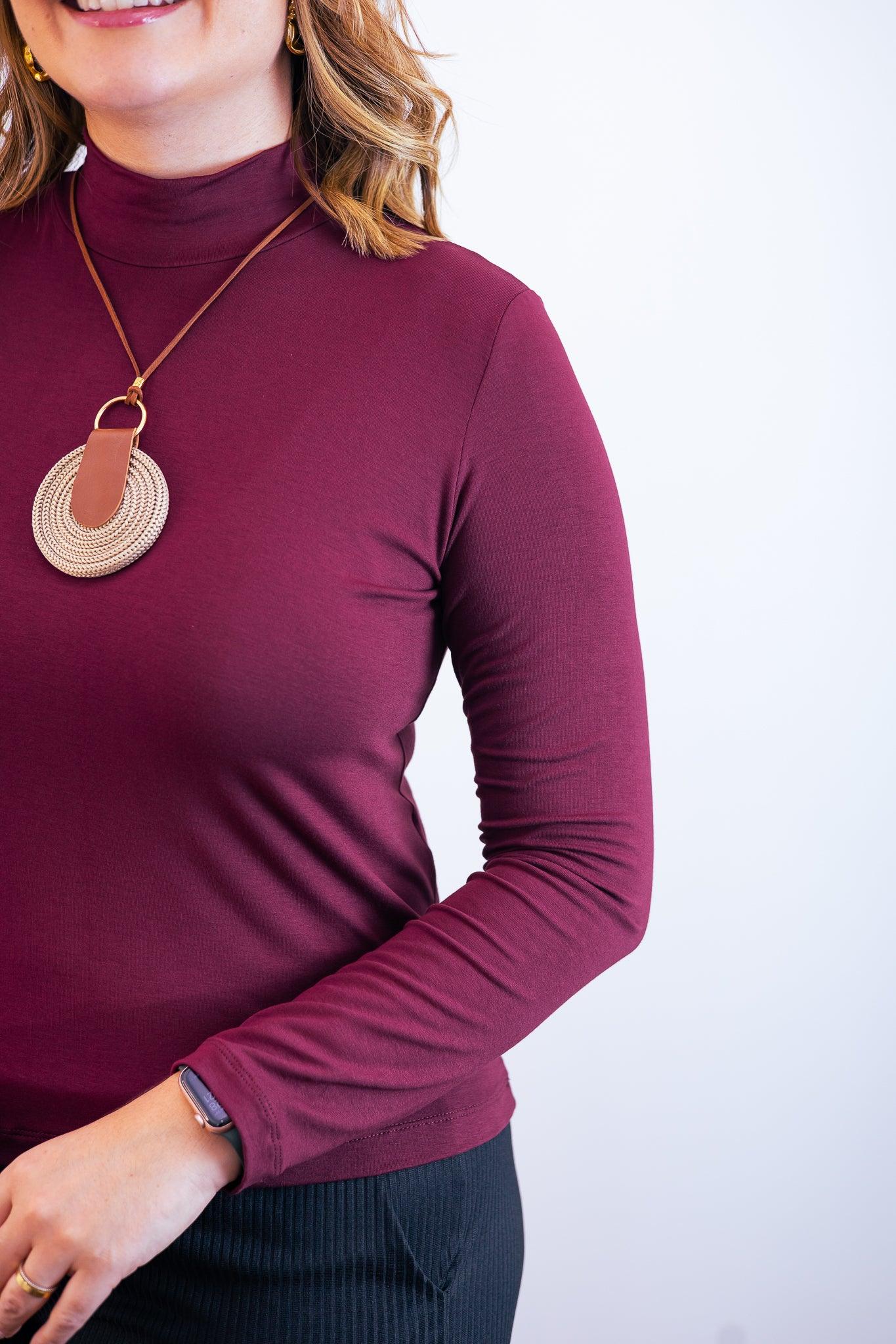 Blusa Donna - Manga longa com Golinha - Bazar Online