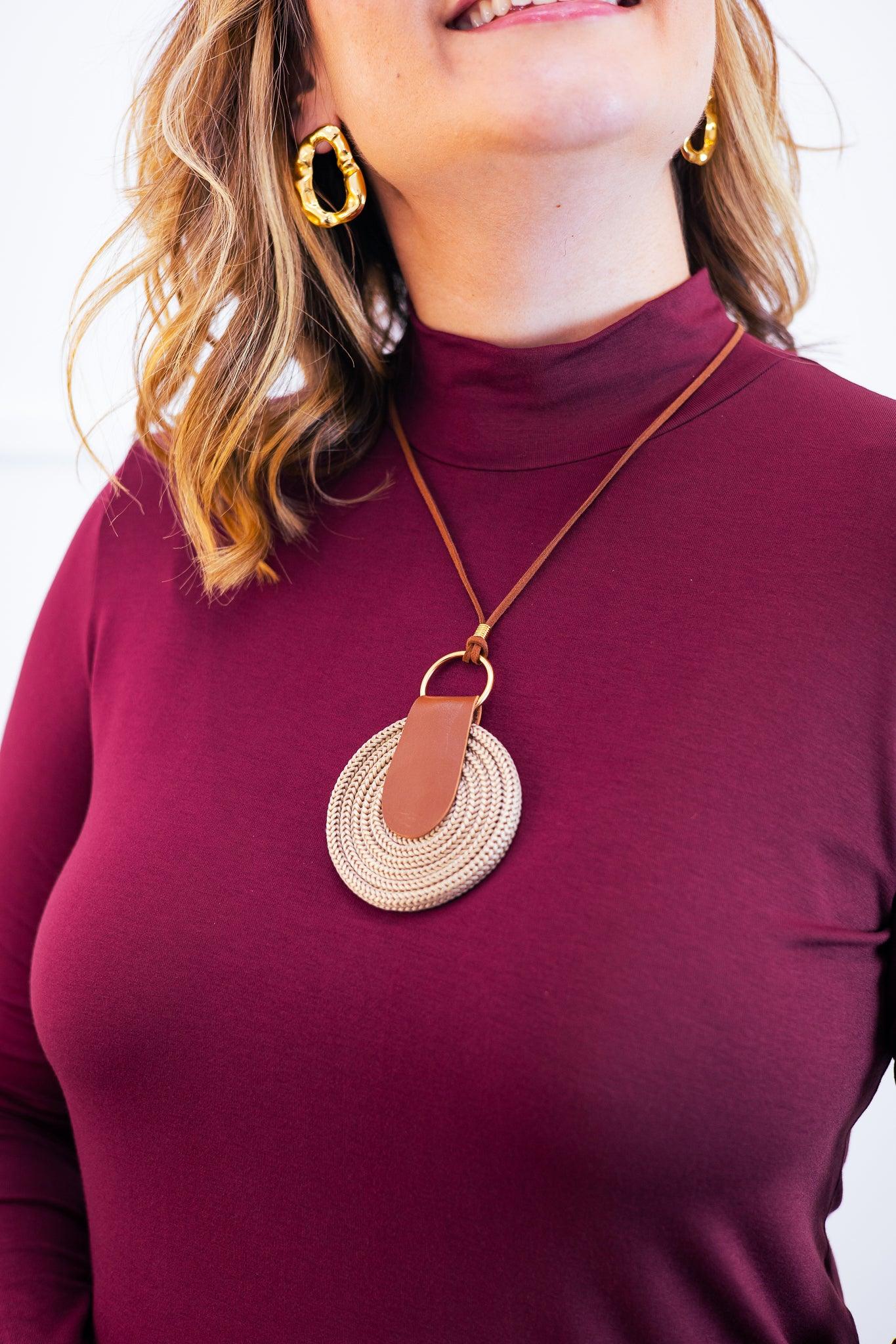 Blusa Donna - Manga longa com Golinha - Bazar Online