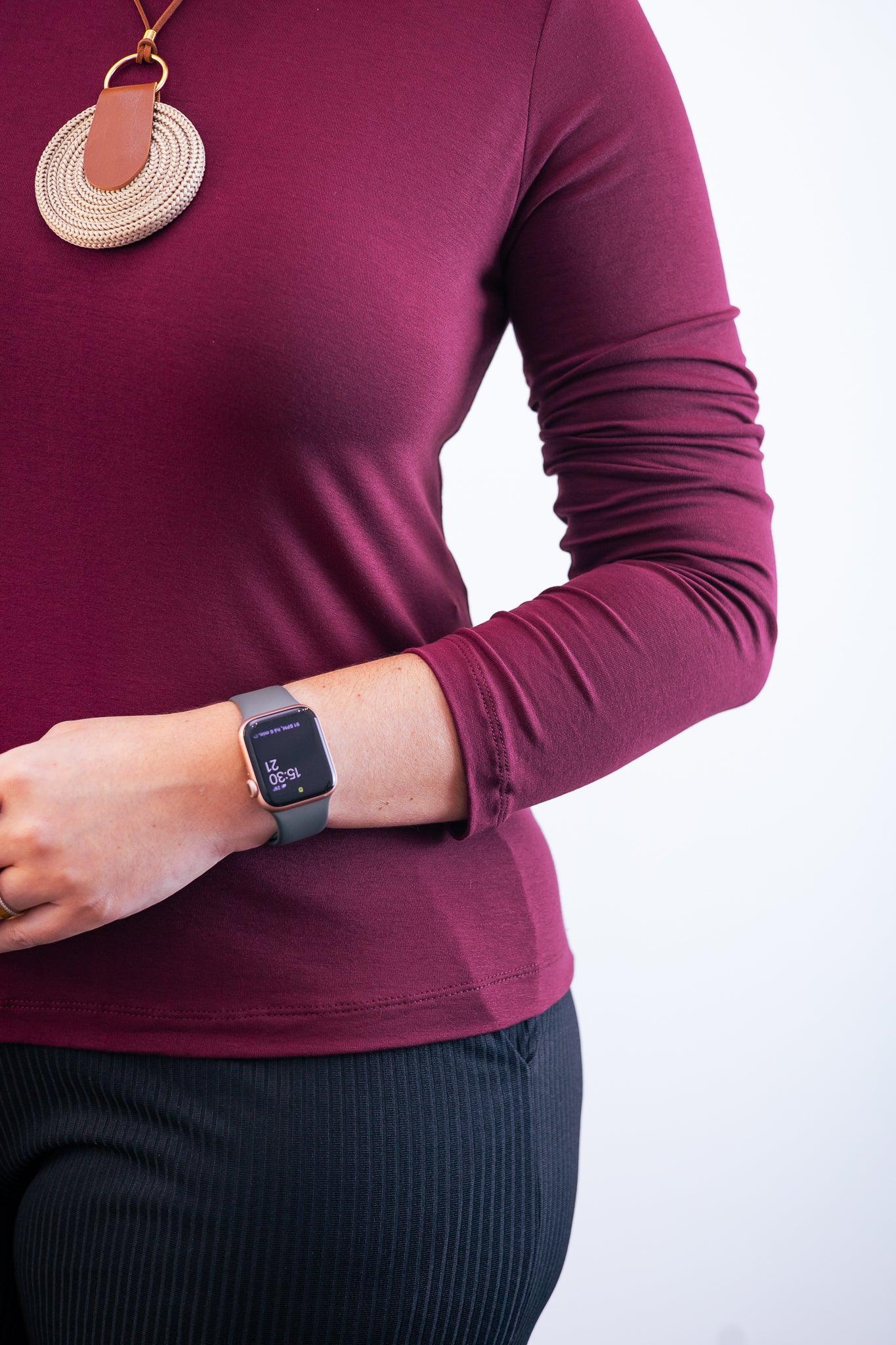 Blusa Donna - Manga longa com Golinha - Bazar Online