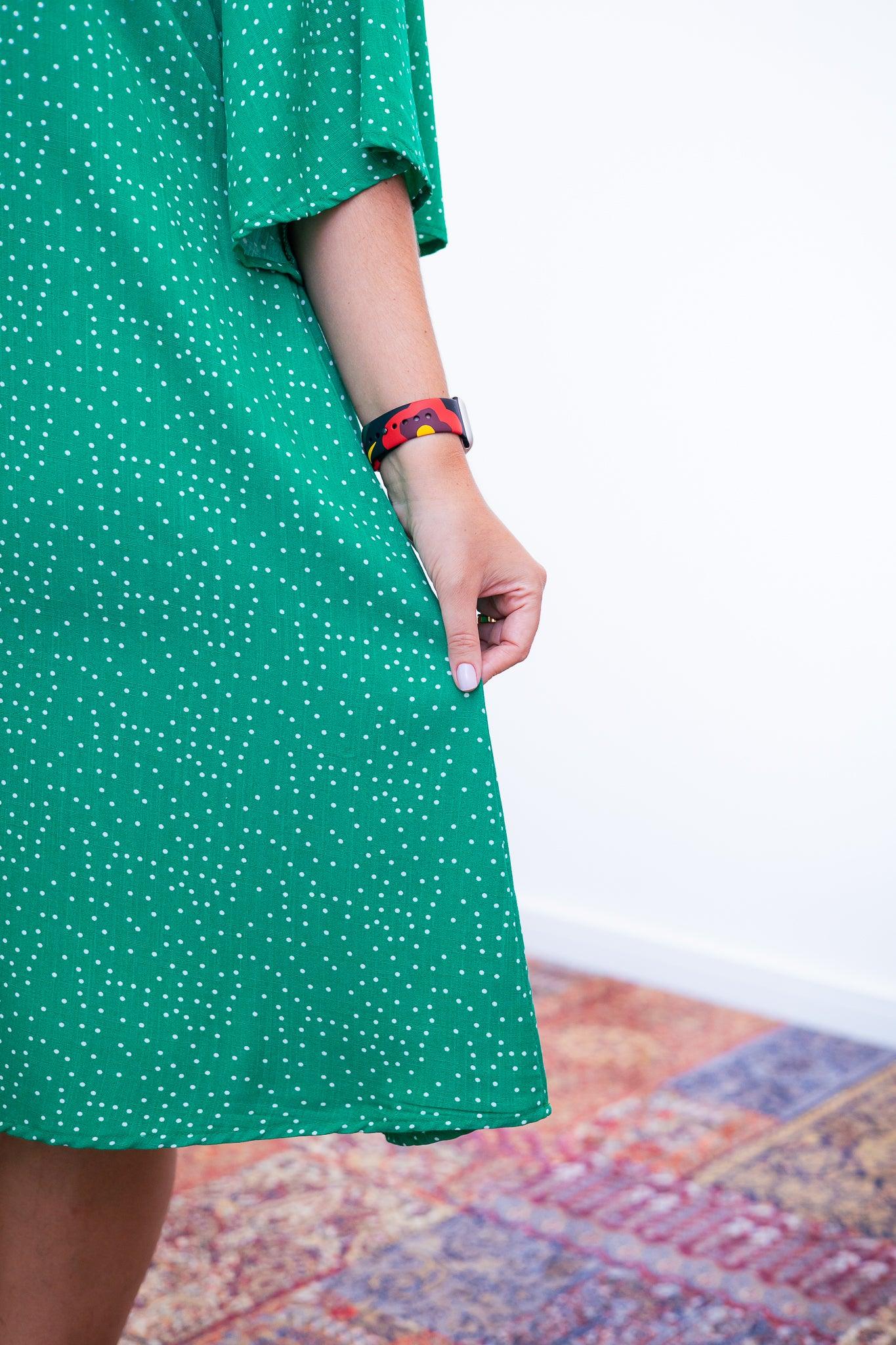 Vestido Sabrina - Decote V Manga Morcego em Viscolinho - Bazar Online