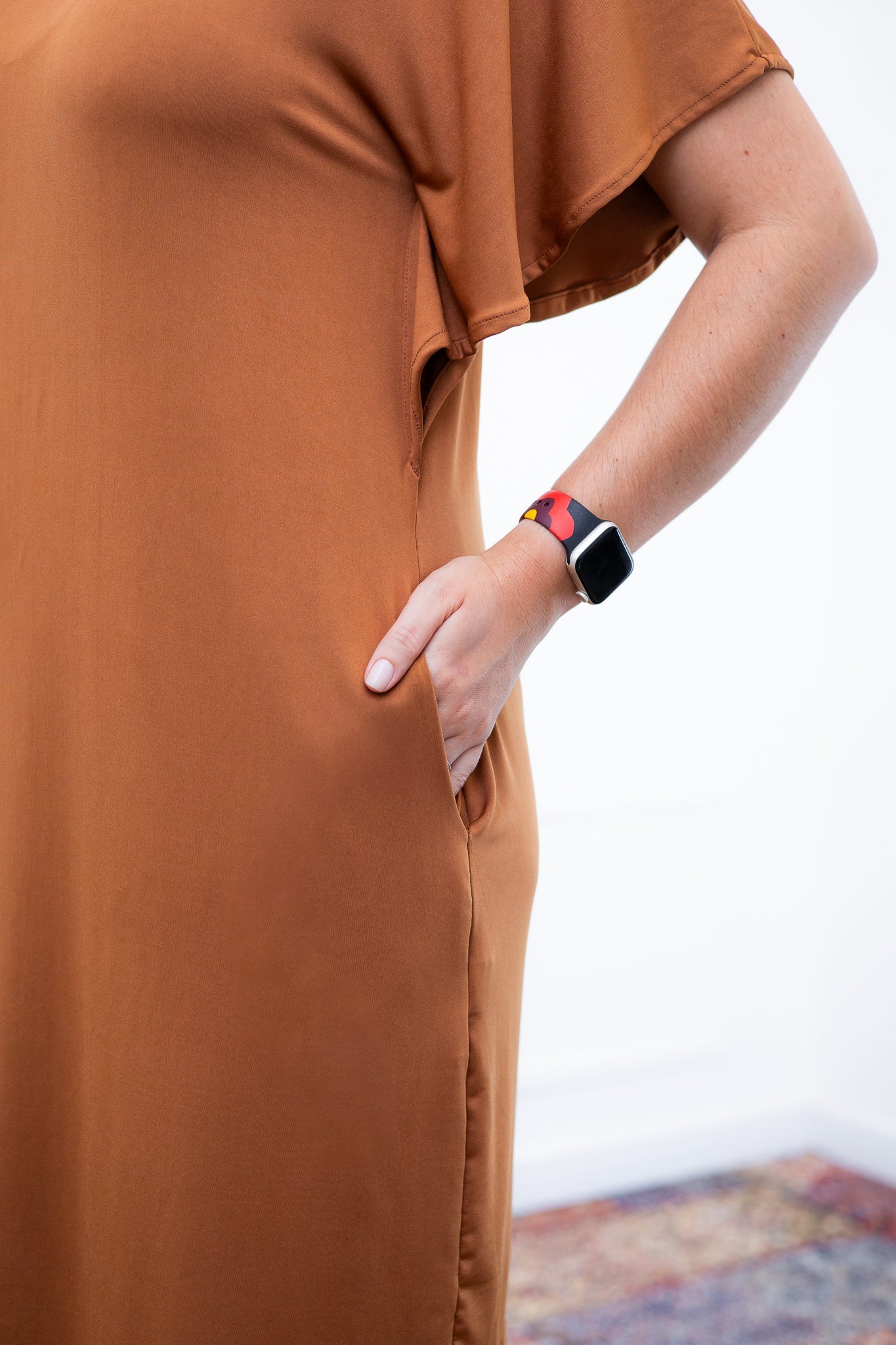 Vestido Helena - Malha Confort Manga Morcego - Bazar Online