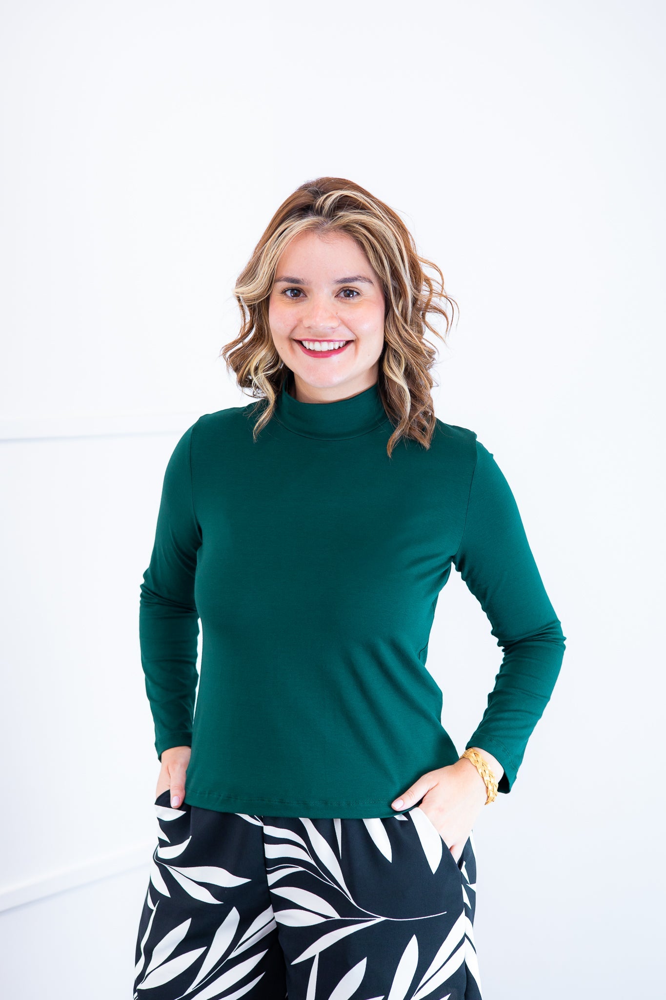 Blusa Donna - Manga longa com Golinha - Bazar Online