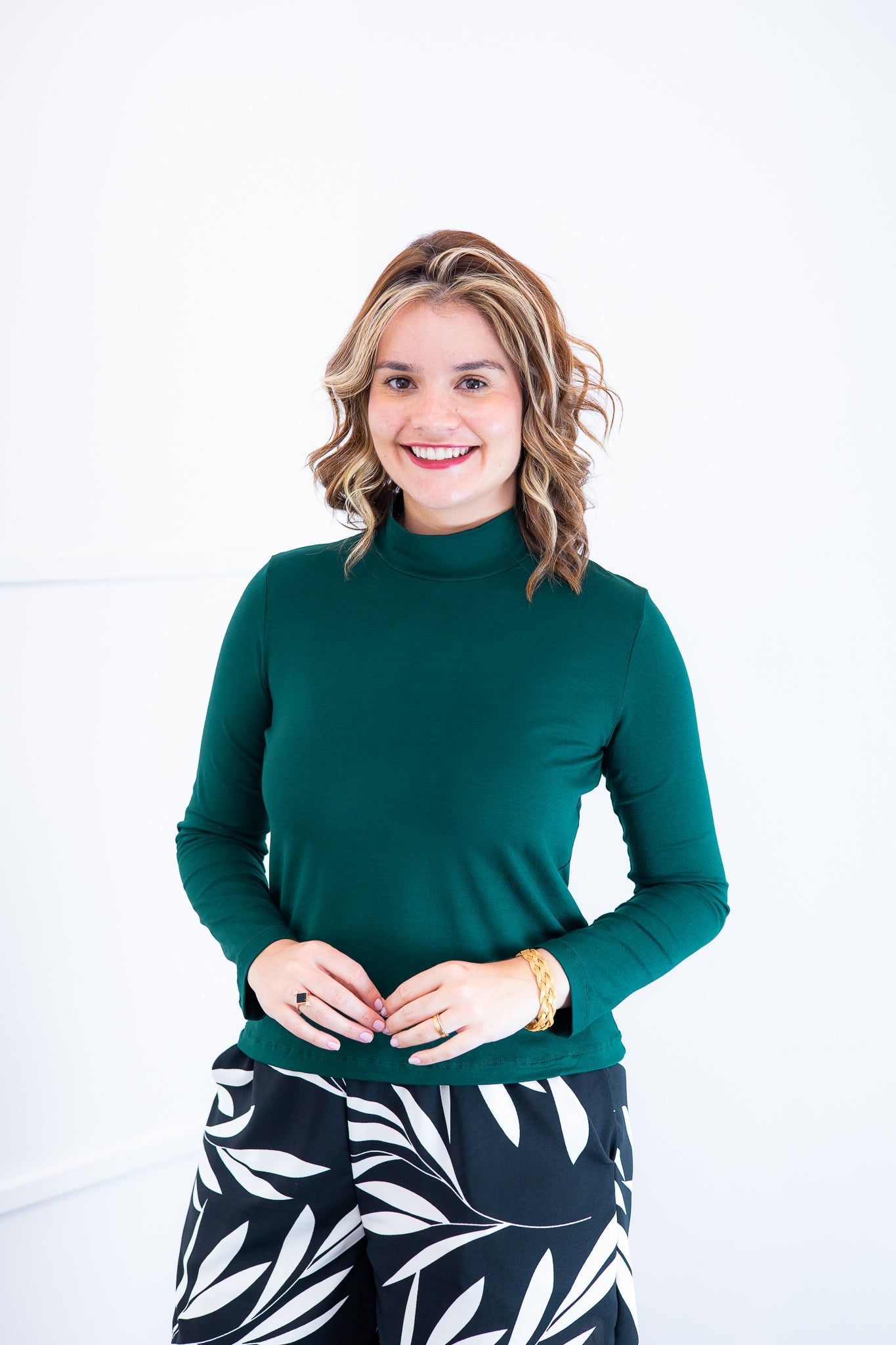 Blusa Donna - Manga longa com Golinha - Bazar Online