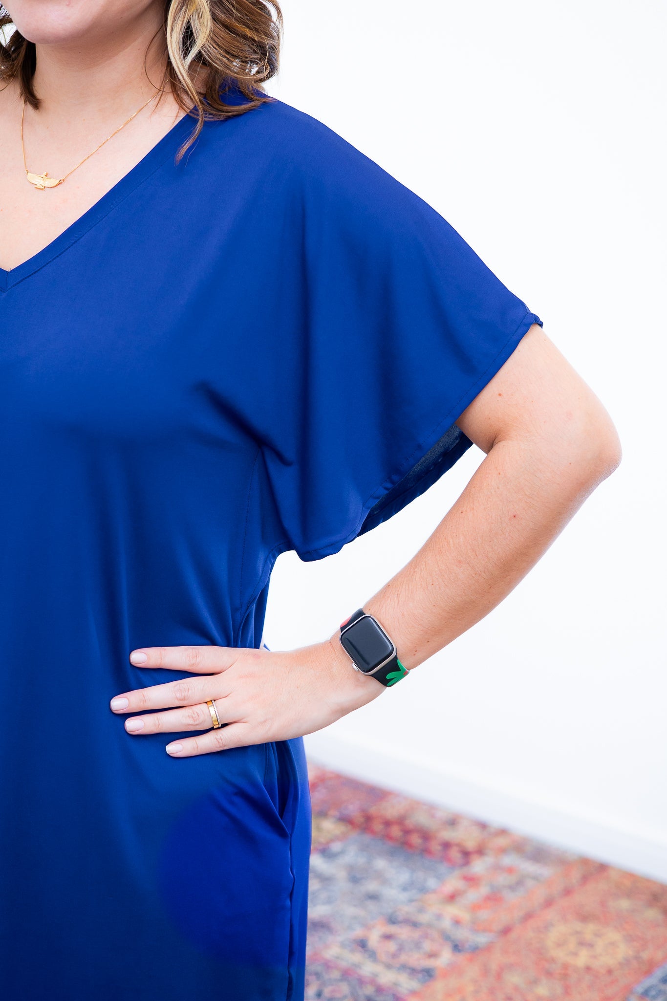 Vestido Helena - Malha Confort Manga Morcego - Bazar Online