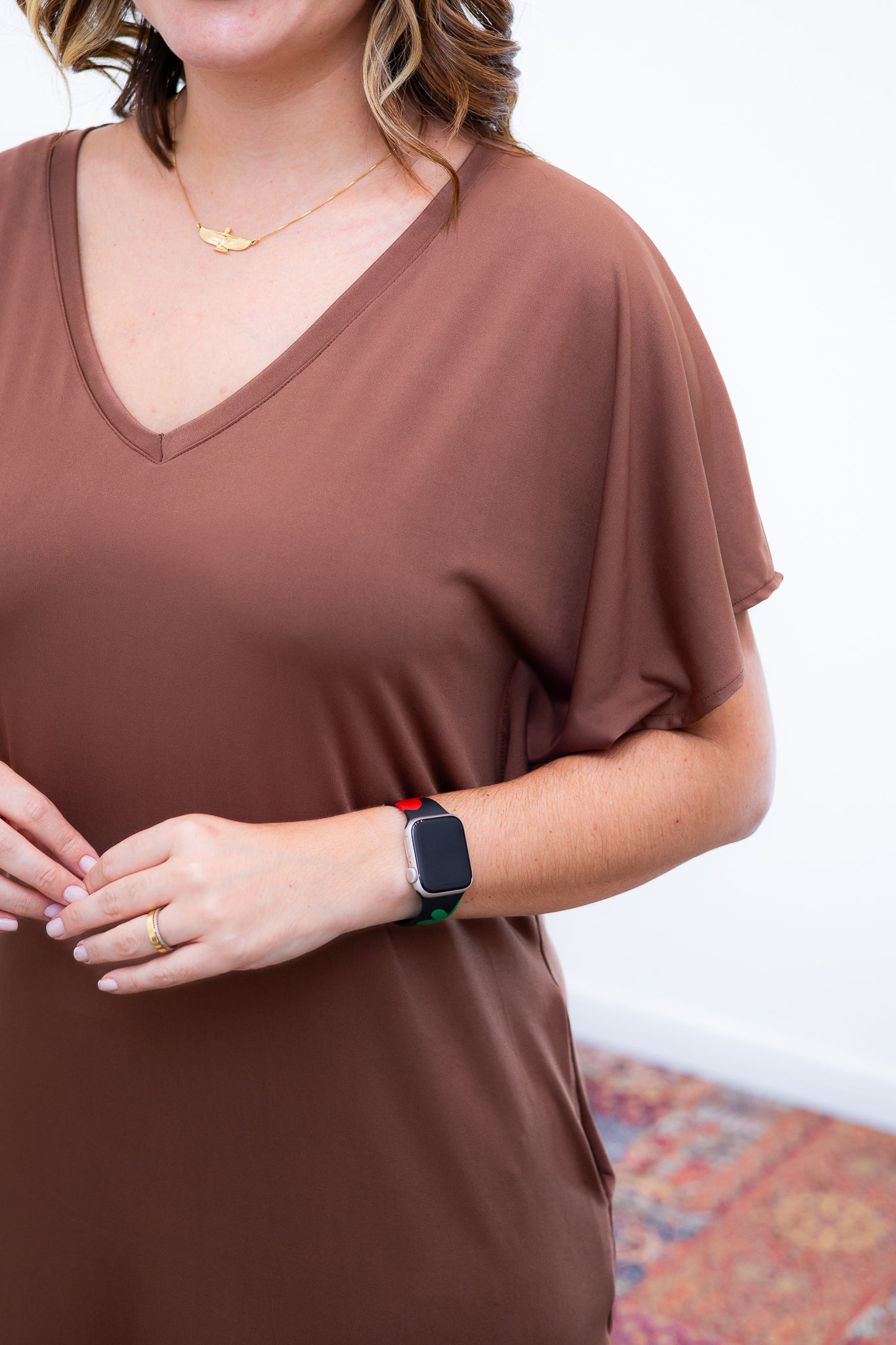 Vestido Helena - Malha Confort Manga Morcego - Bazar Online