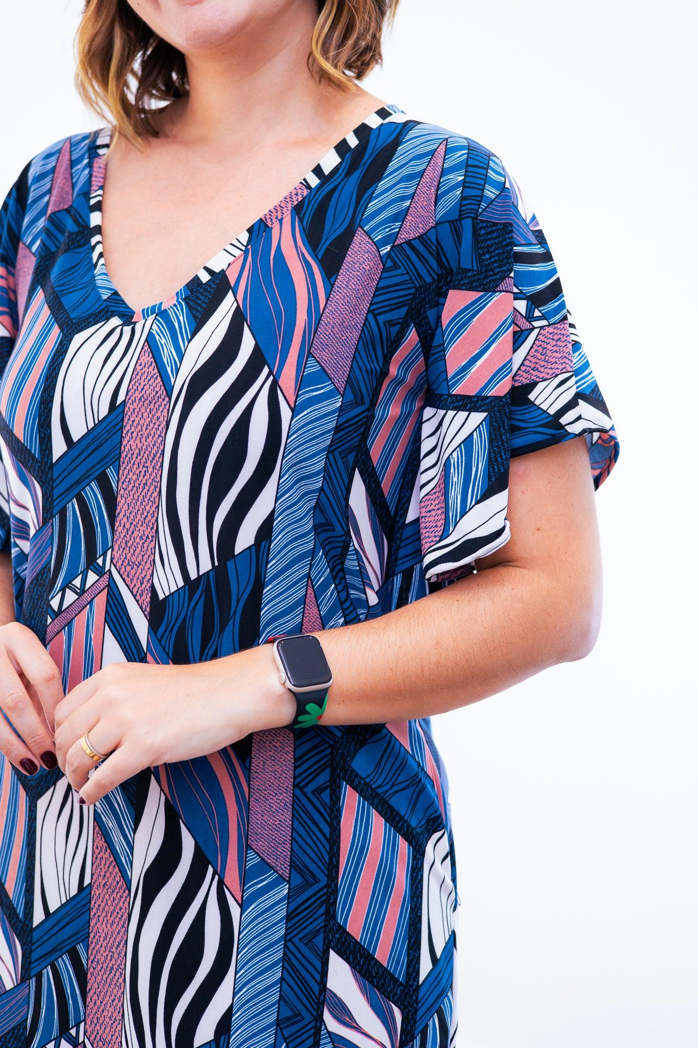 Vestido Helena - Malha Confort Manga Morcego - Bazar Online