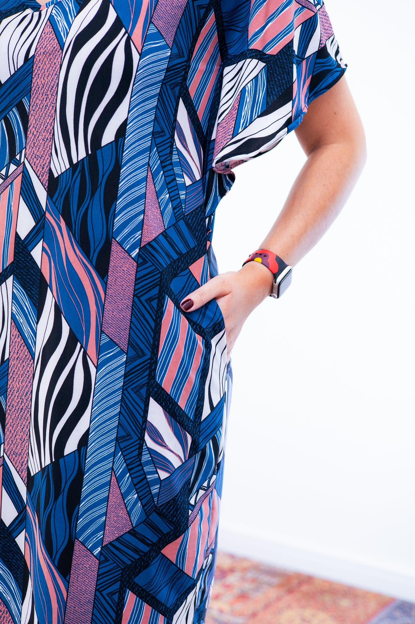 Vestido Helena - Malha Confort Manga Morcego - Bazar Online