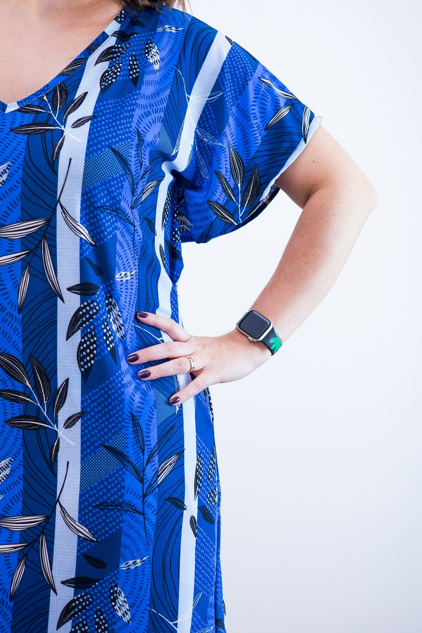 Vestido Helena - Malha Confort Manga Morcego - Bazar Online