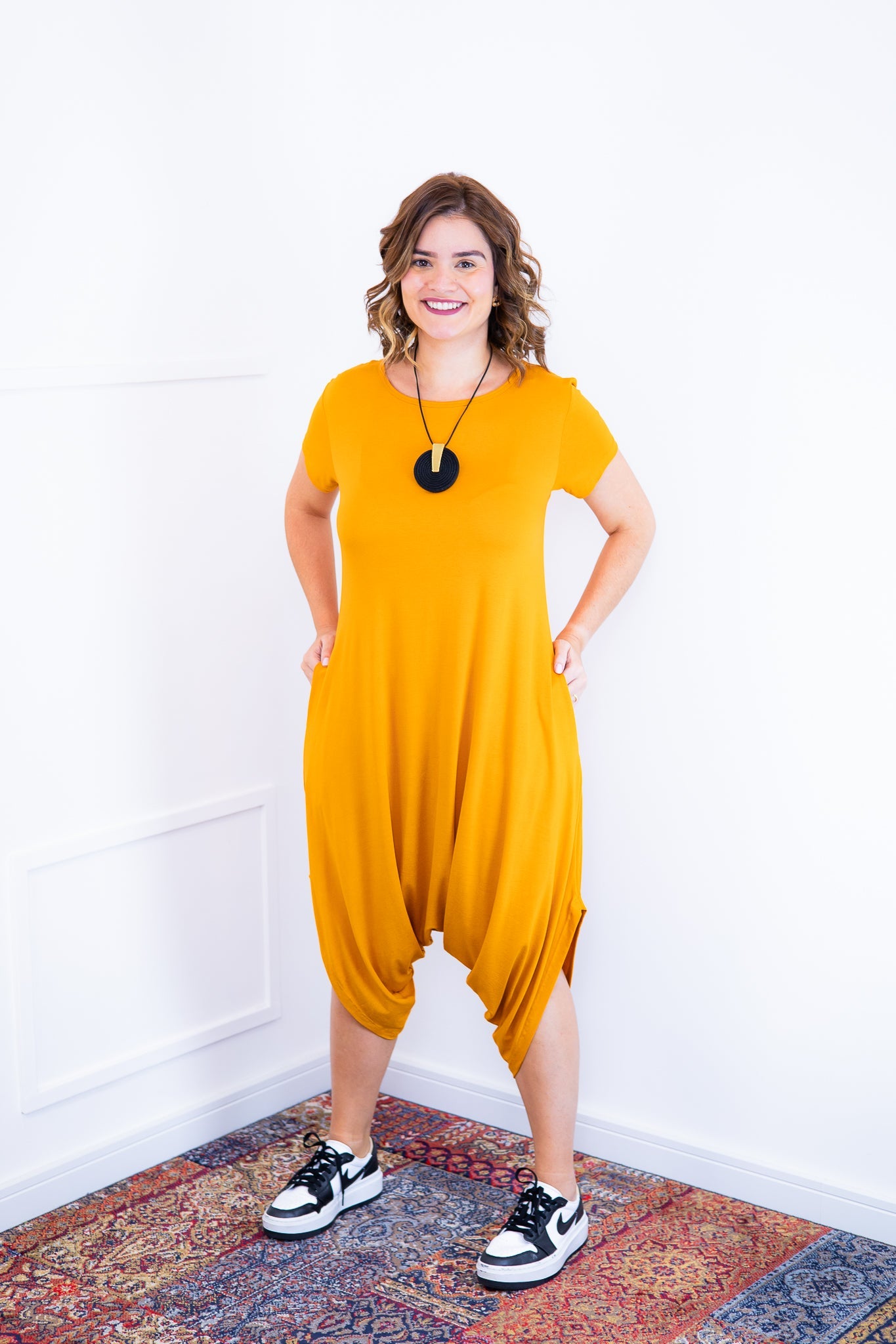 Macacão Fênix - Saruel com Bolsos em Viscolycra - Bazar Online