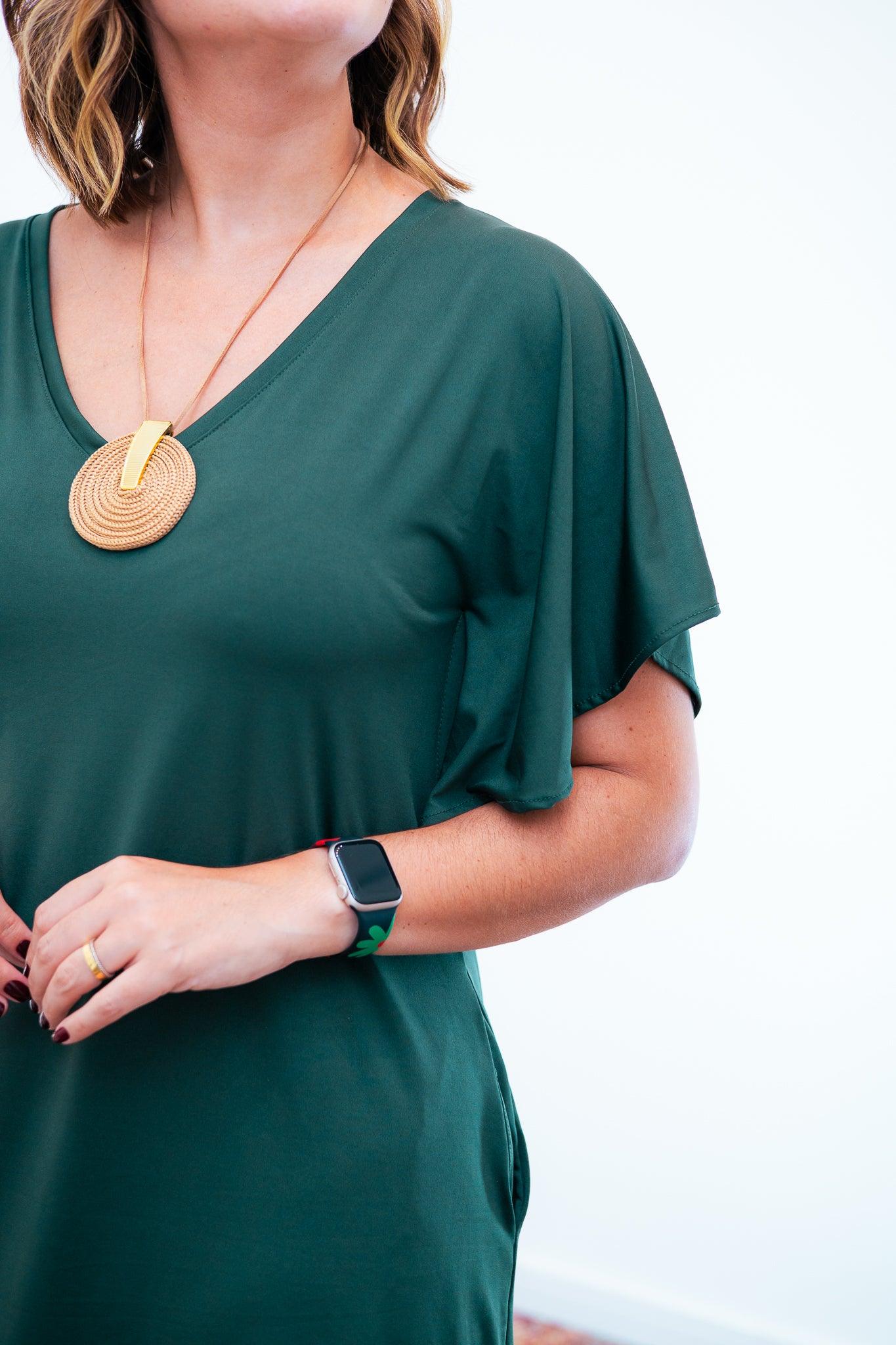 Vestido Helena - Malha Confort Manga Morcego - Bazar Online