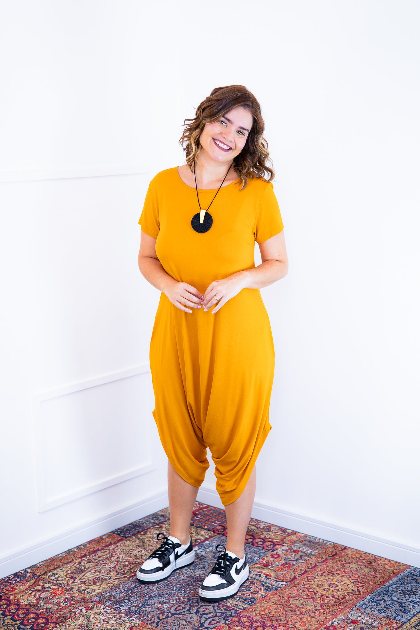 Macacão Fênix - Saruel com Bolsos em Viscolycra - Bazar Online