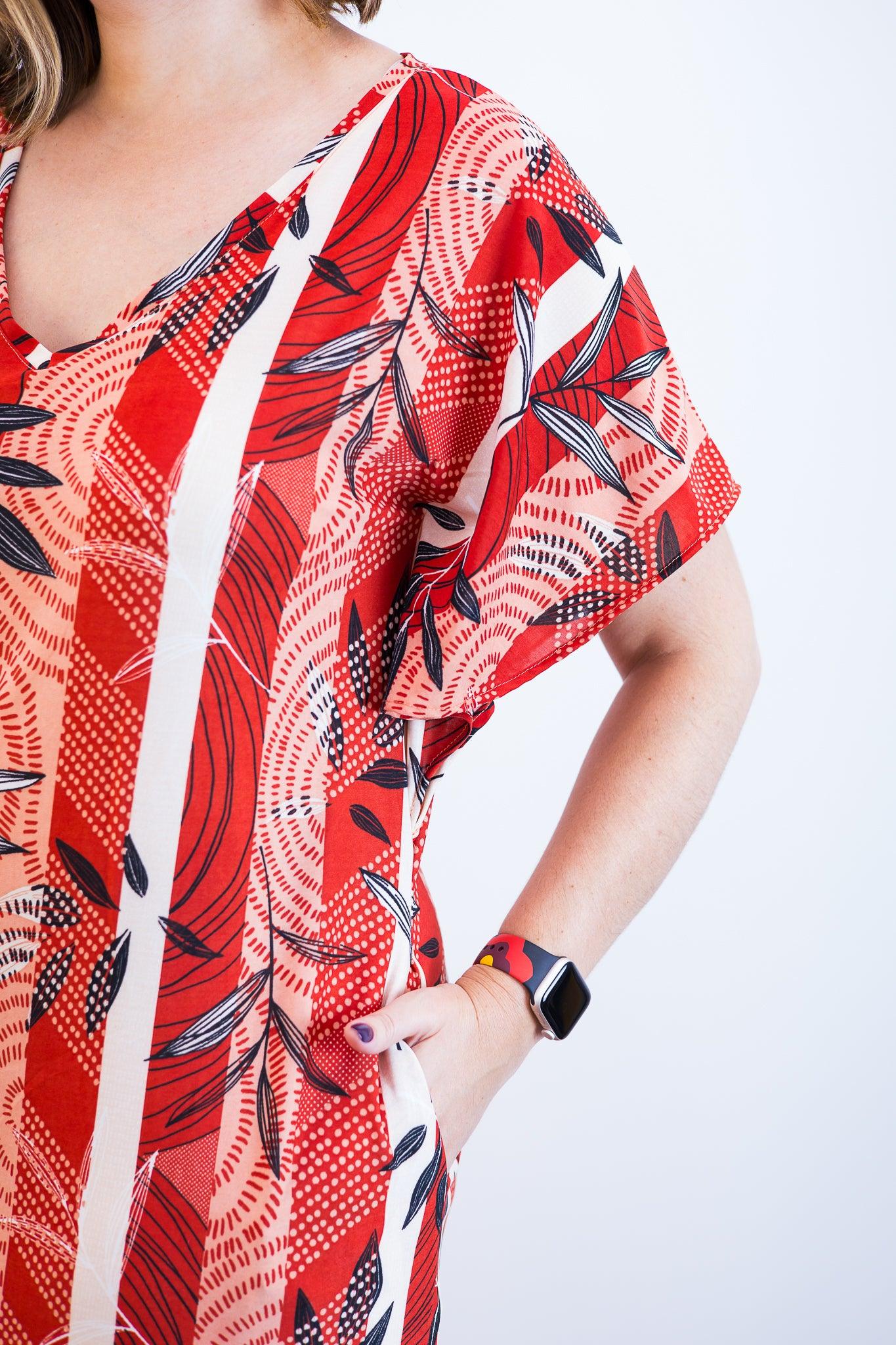 Vestido Helena - Malha Confort Manga Morcego - Bazar Online