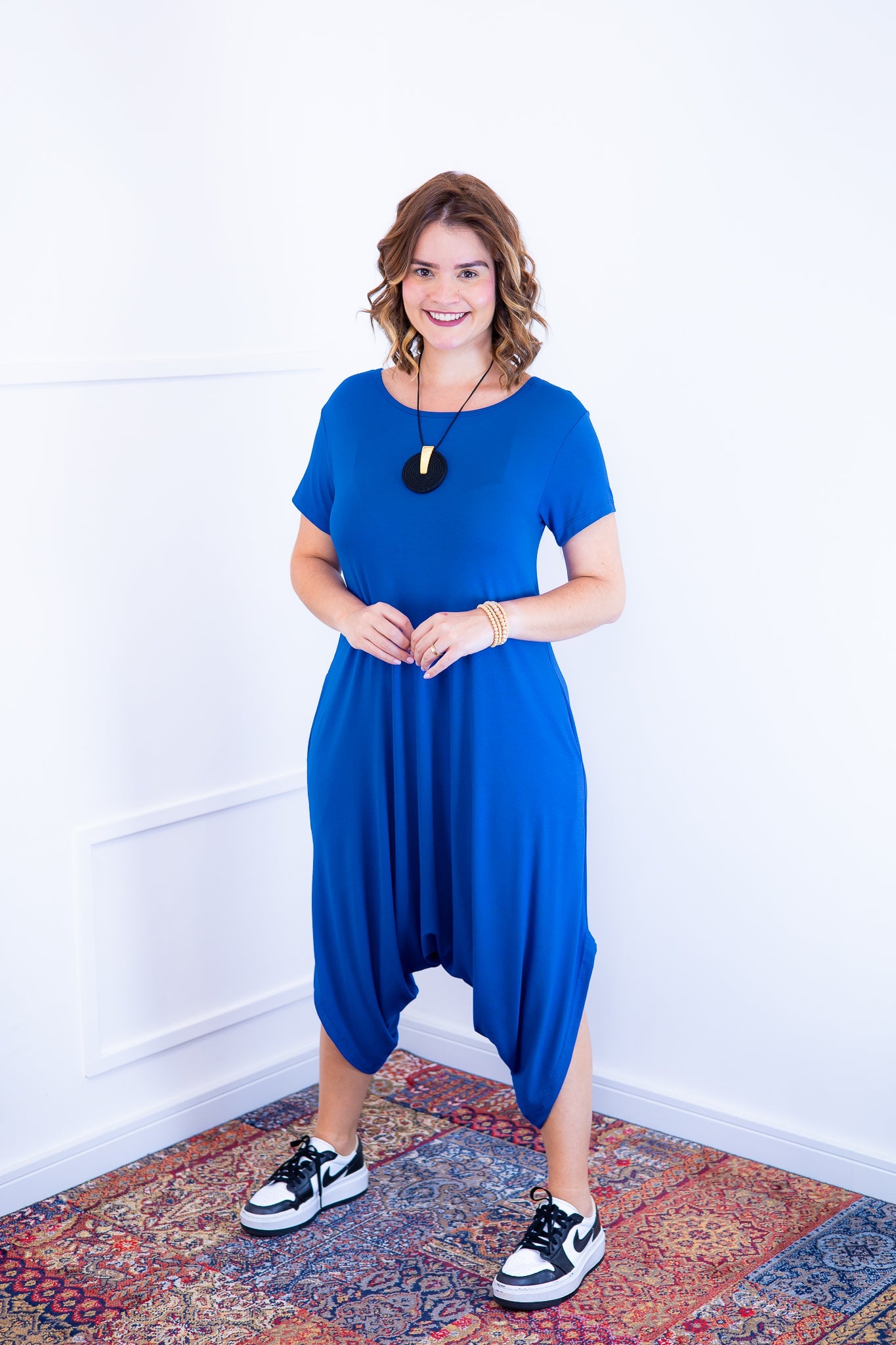 Macacão Fênix - Saruel com Bolsos em Viscolycra - Bazar Online