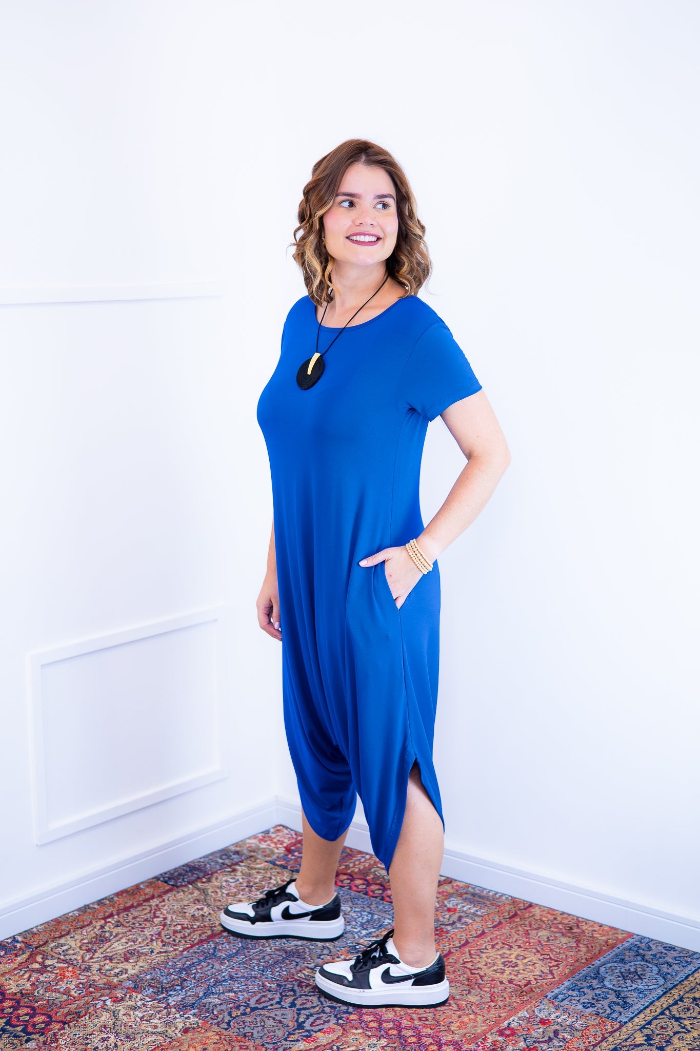 Macacão Fênix - Saruel com Bolsos em Viscolycra - Bazar Online