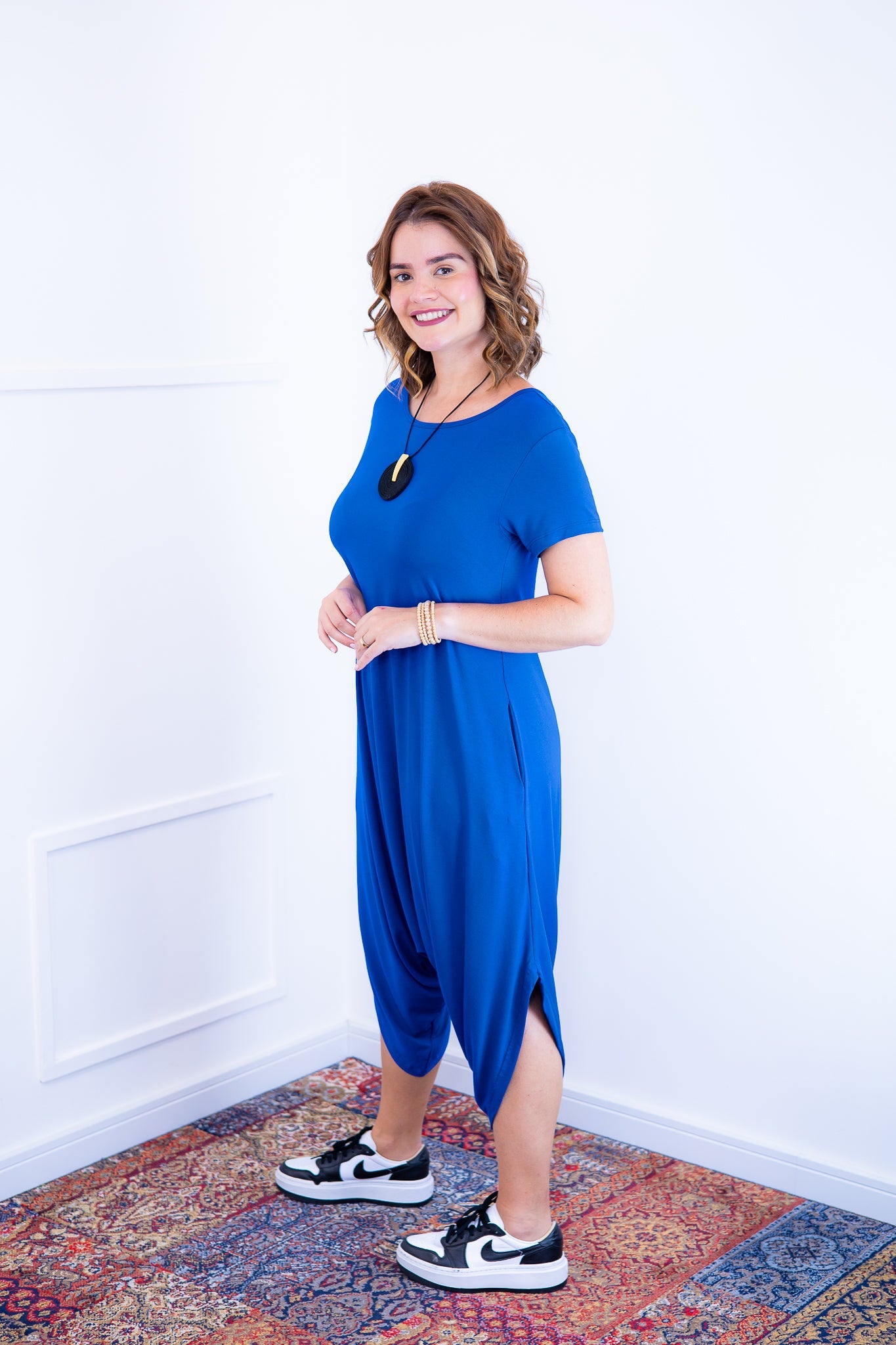 Macacão Fênix - Saruel com Bolsos em Viscolycra - Bazar Online