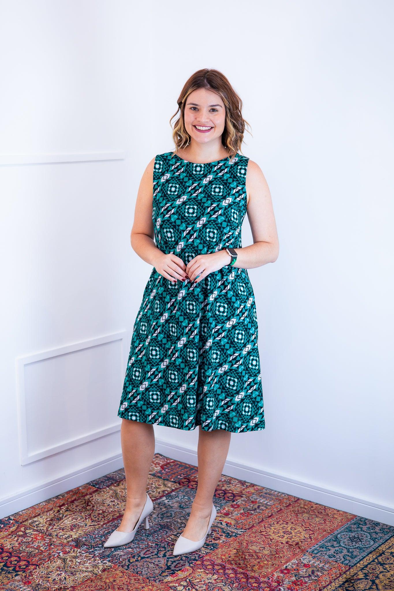 Vestido Sofia - Malha Confort Regata Midi - Bazar Online