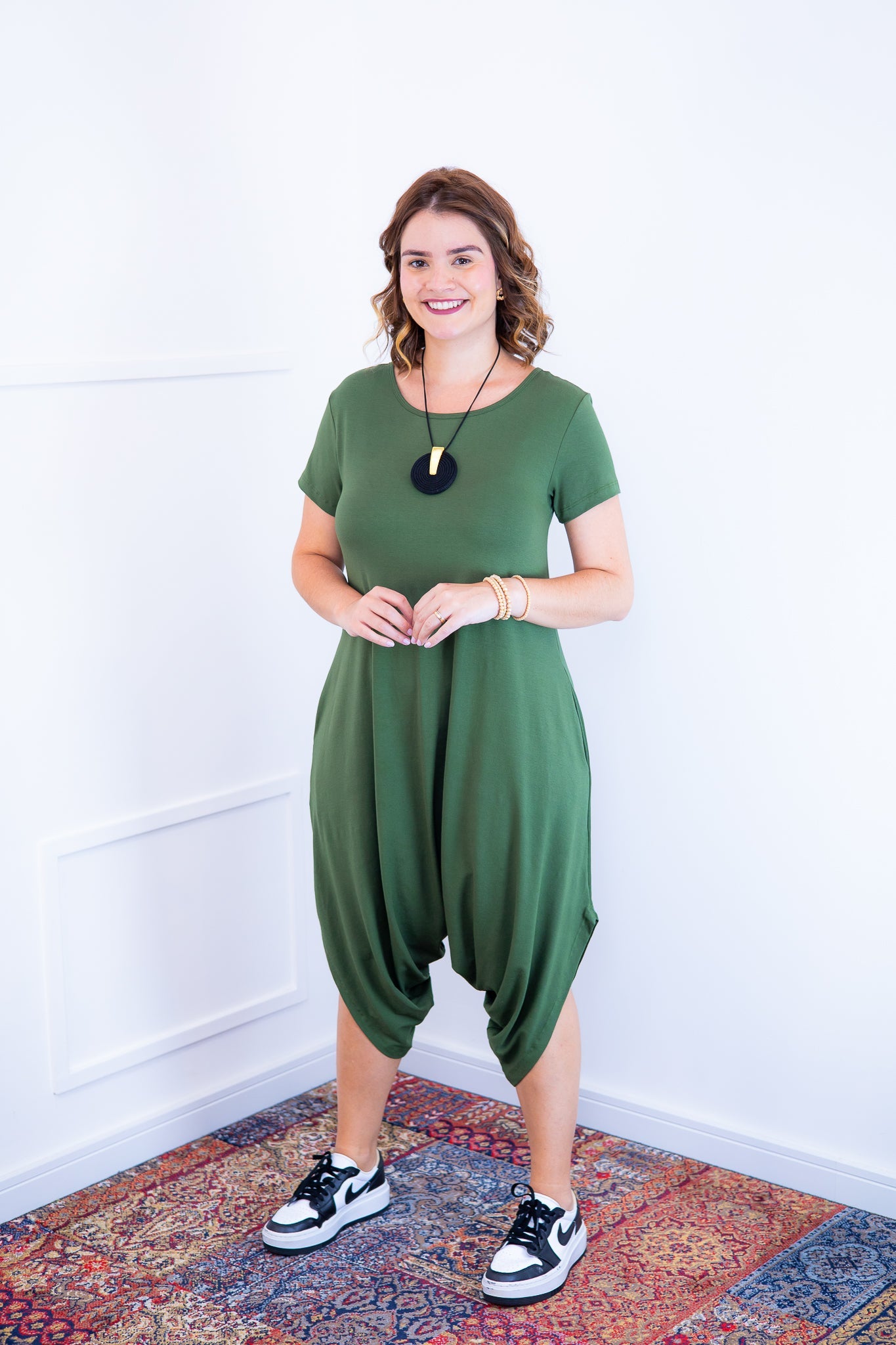 Macacão Fênix - Saruel com Bolsos em Viscolycra - Bazar Online