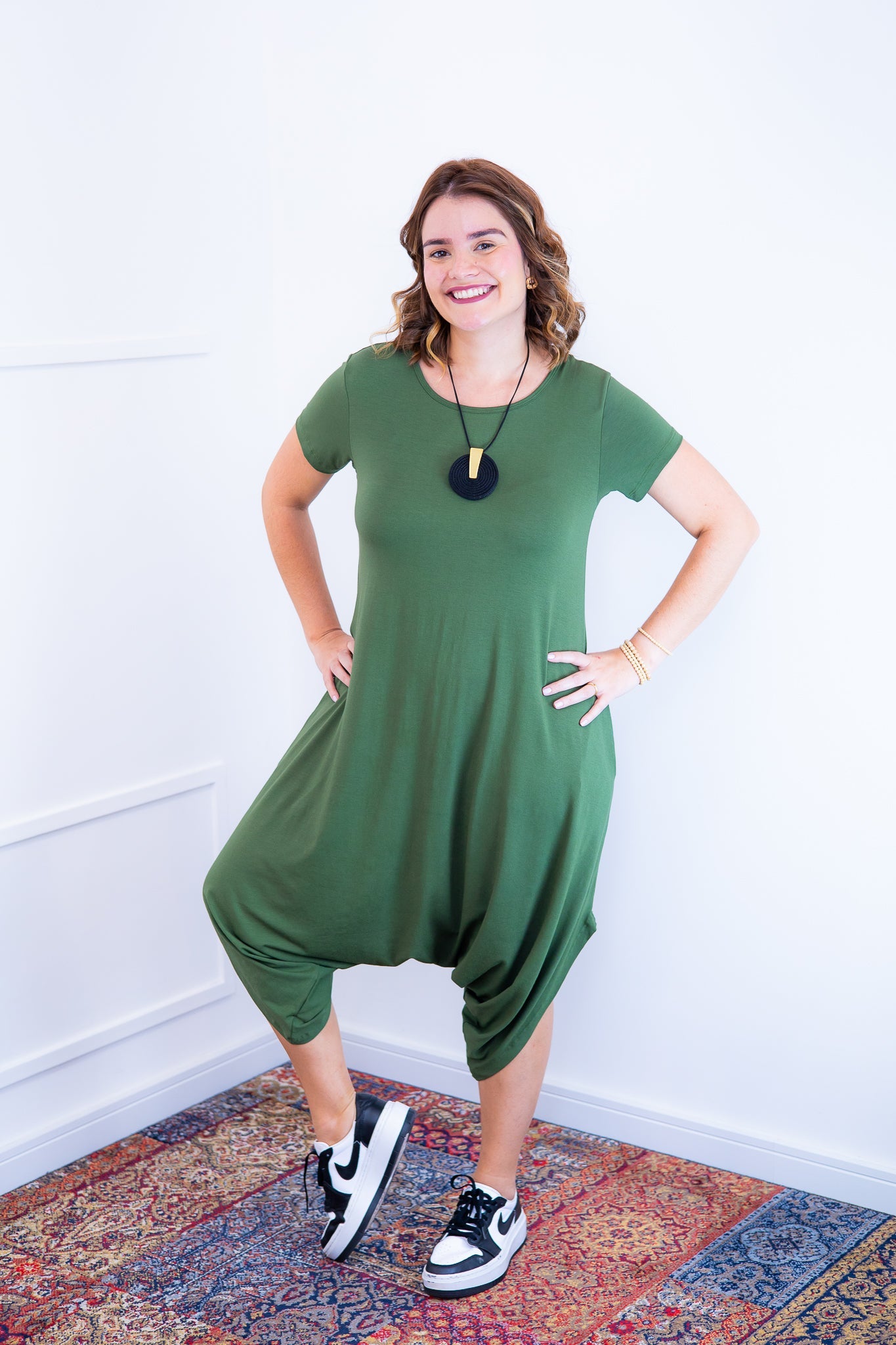 Macacão Fênix - Saruel com Bolsos em Viscolycra - Bazar Online