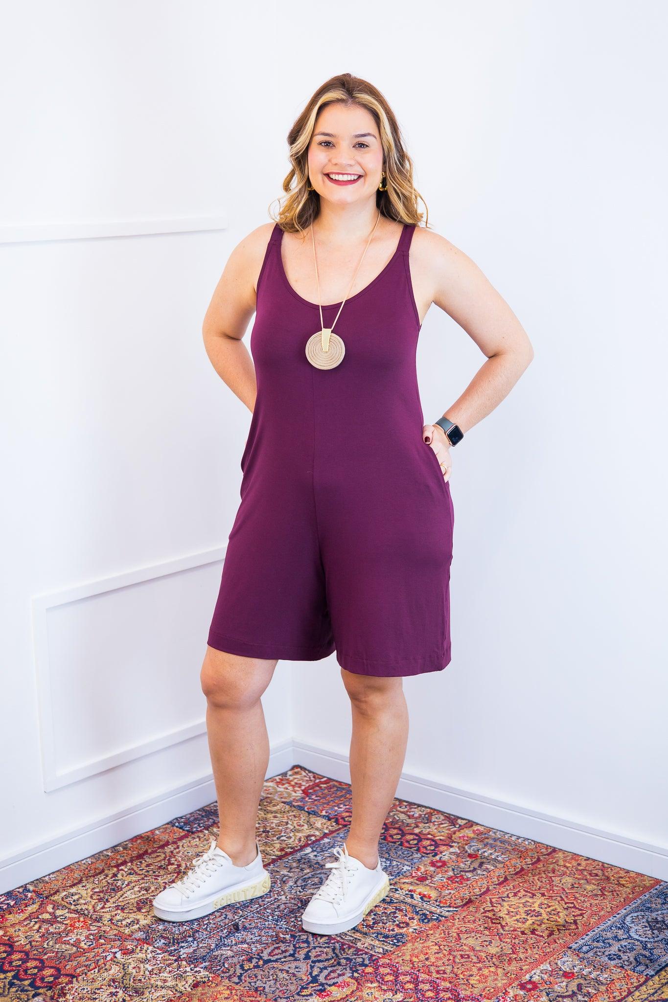 Macaquinho Kate - Midi Alça Larga - Bazar Online