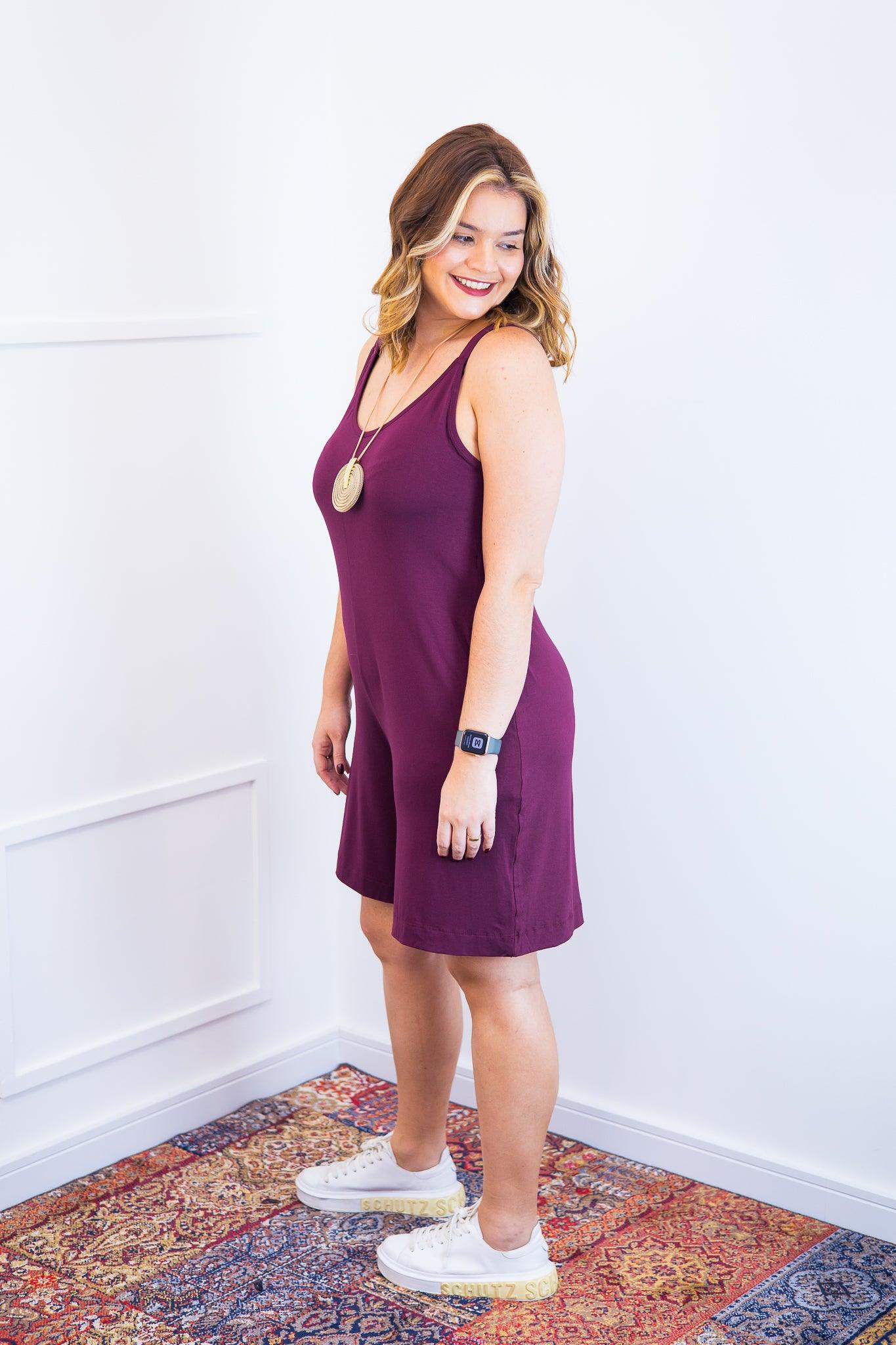 Macaquinho Kate - Midi Alça Larga - Bazar Online