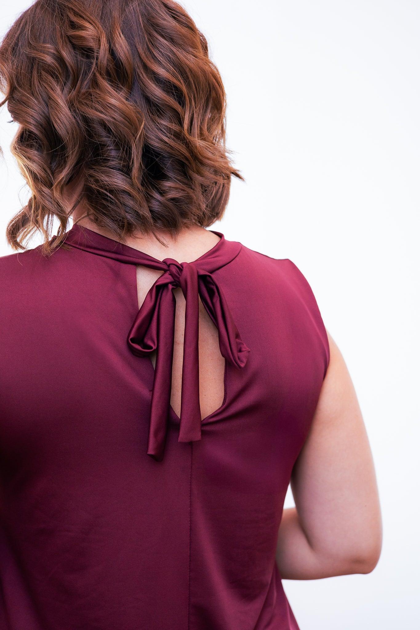 Vestido Emily -  Regata de Amarrar nas Costas em Malha Confort - Bazar Online