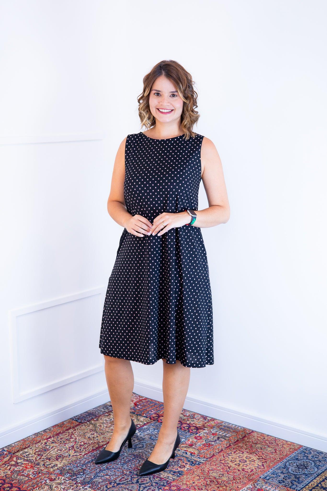 Vestido Sofia - Malha Confort Regata Midi - Bazar Online