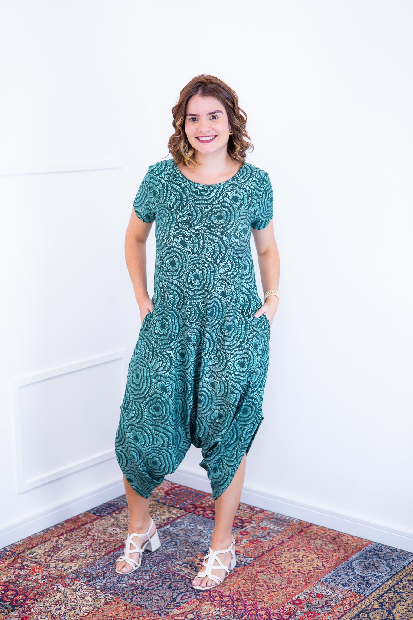 Macacão Fênix - Saruel com Bolsos em Viscolycra - Bazar Online