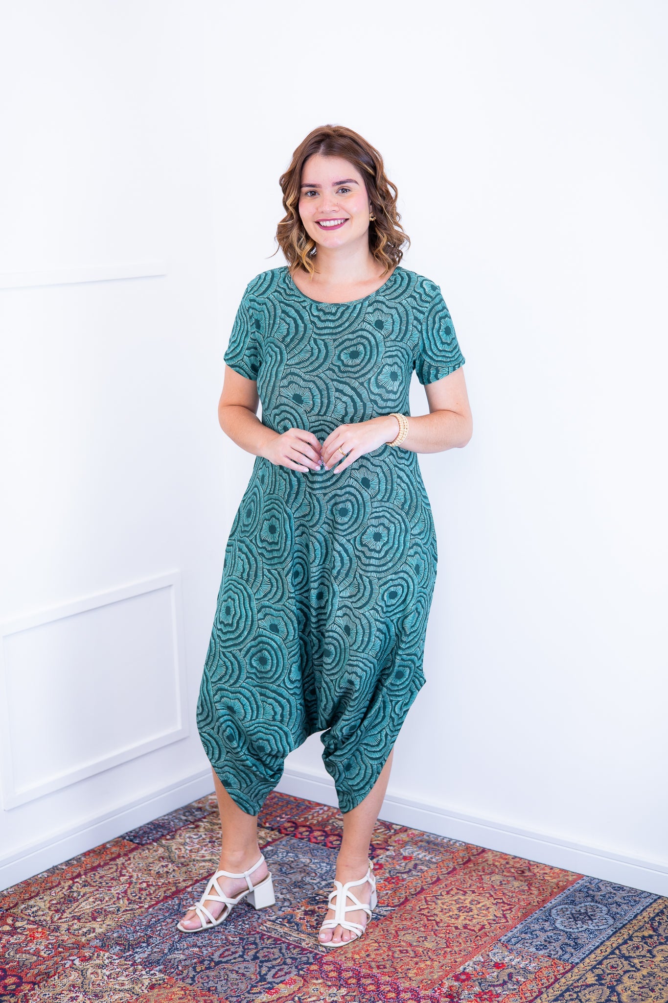 Macacão Fênix - Saruel com Bolsos em Viscolycra - Bazar Online