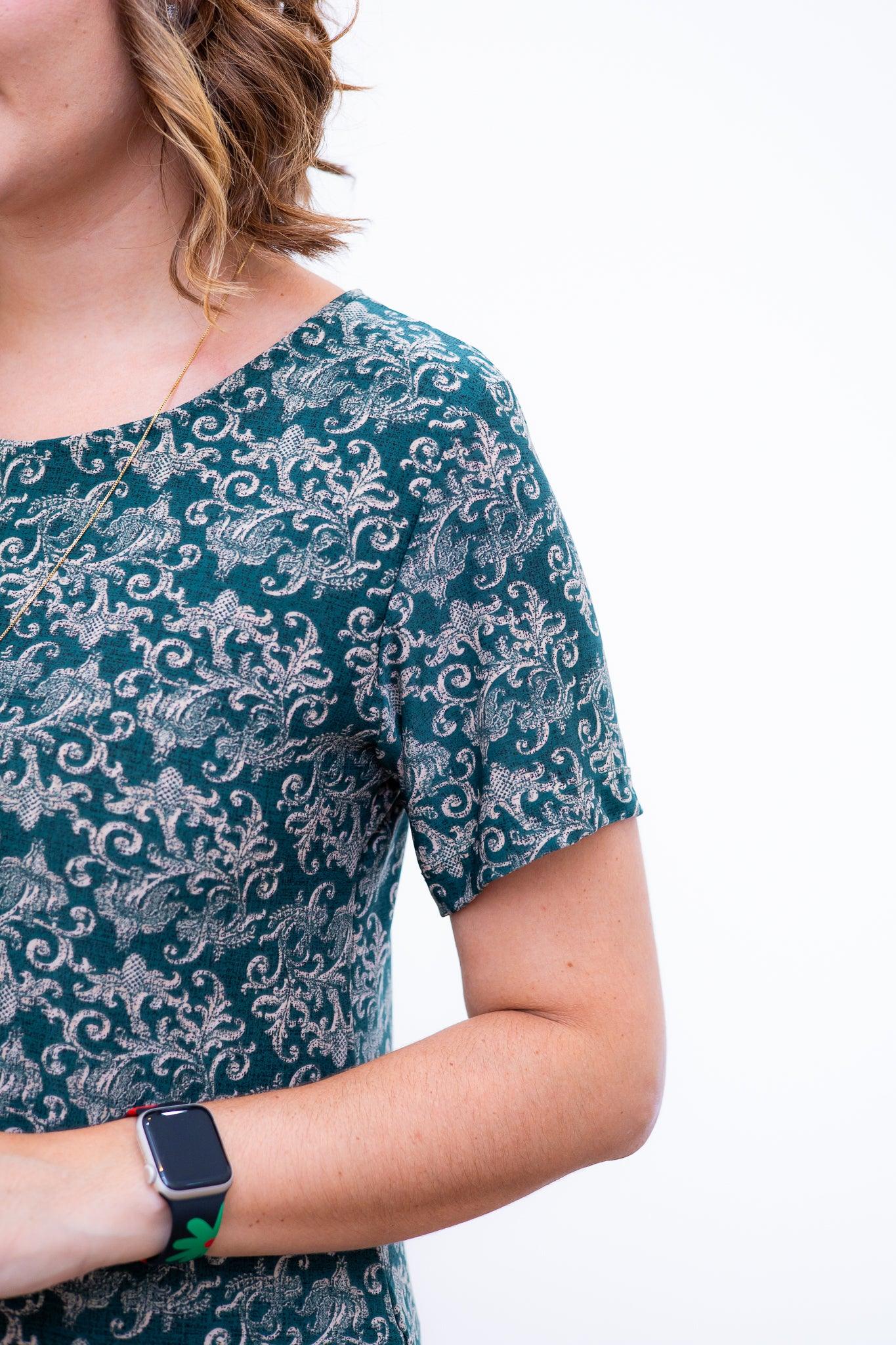 Vestido Sara - Malha Confort Midi com Manga - Bazar Online