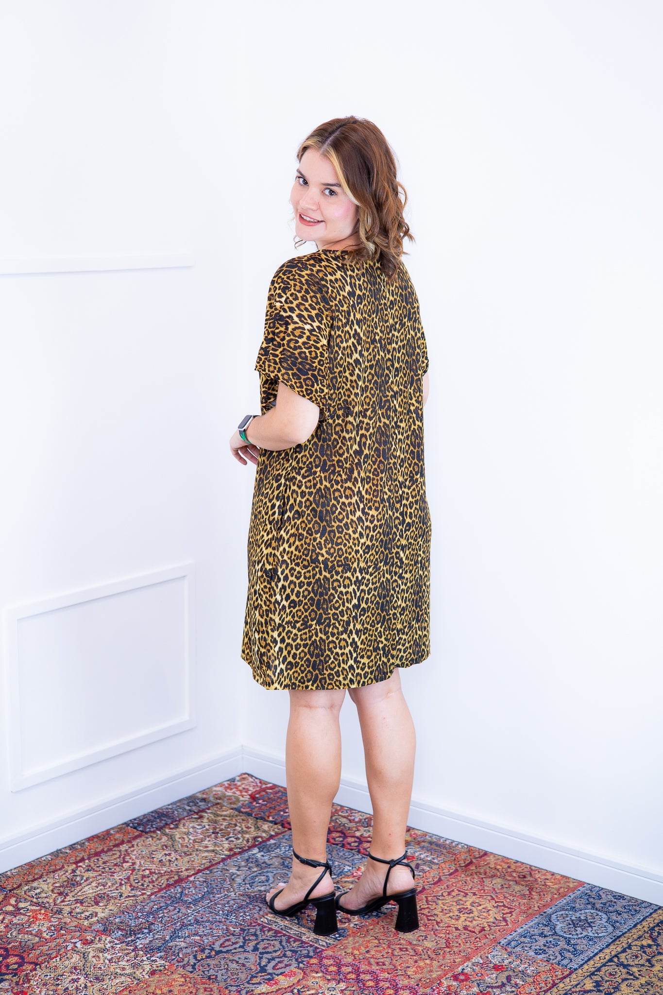 Vestido Helena - Malha Confort Manga Morcego - Bazar Online