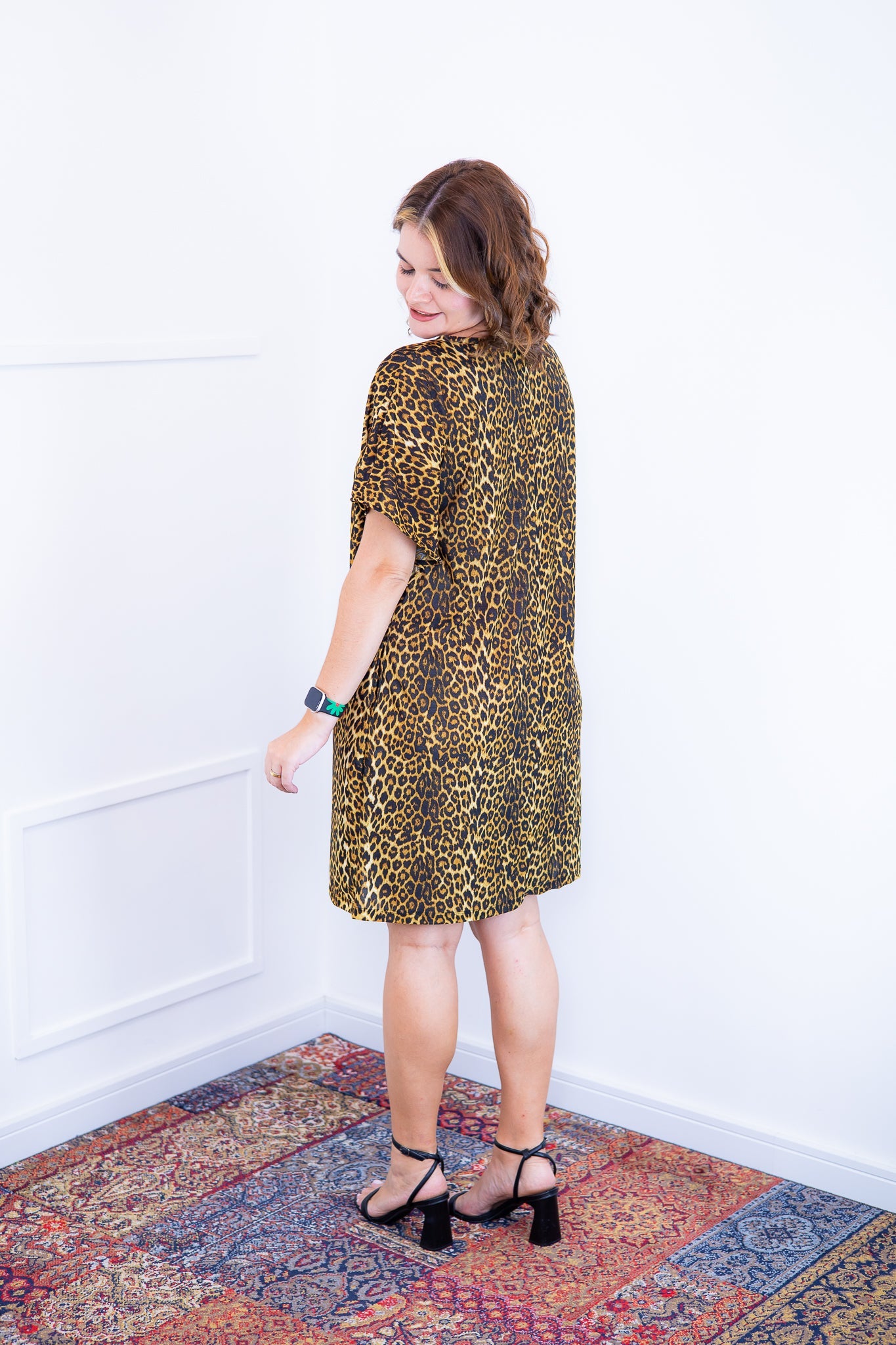 Vestido Helena - Malha Confort Manga Morcego - Bazar Online