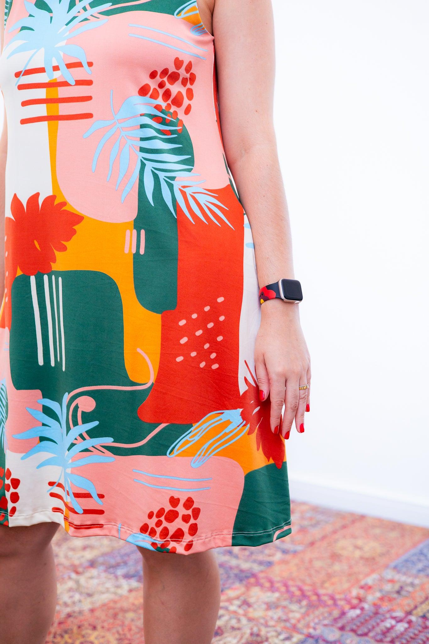 Vestido Emily -  Regata de Amarrar nas Costas em Malha Confort - Bazar Online